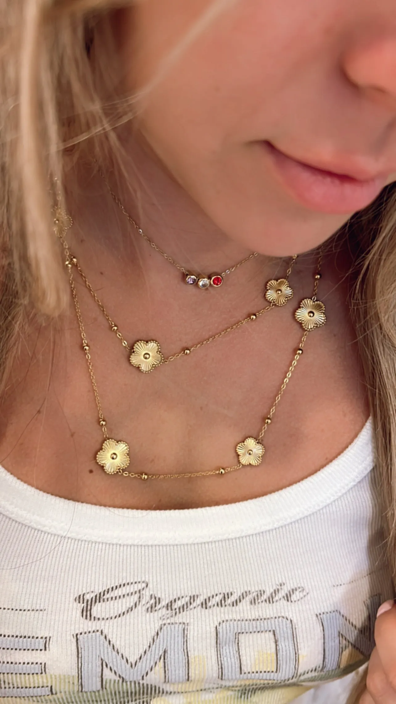 Gilded Love 316L Stainless Steel Necklace sold by KC Chic Designs product image thumbnail 2