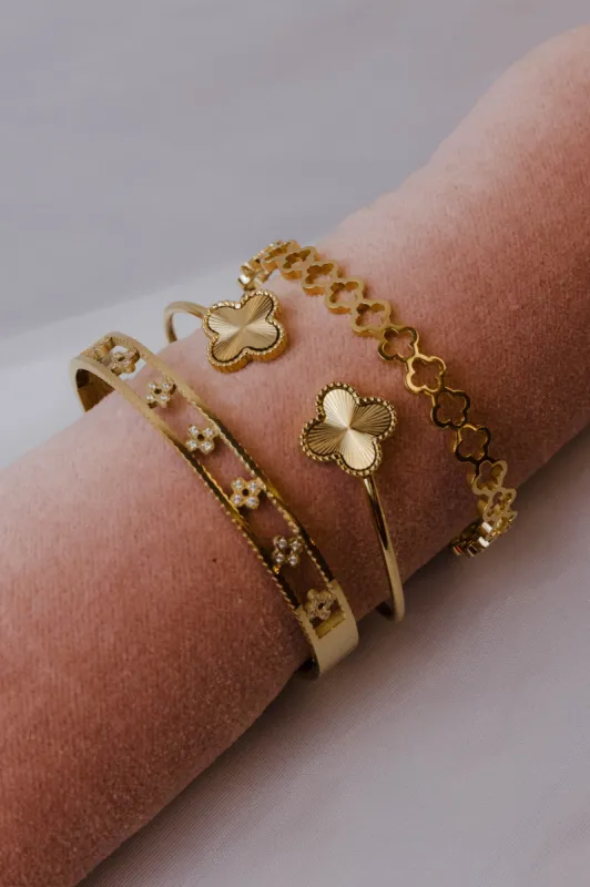 Playing Hard to Get Stainless Steel Bangle Trio Pre-Order sold by KC Chic Designs