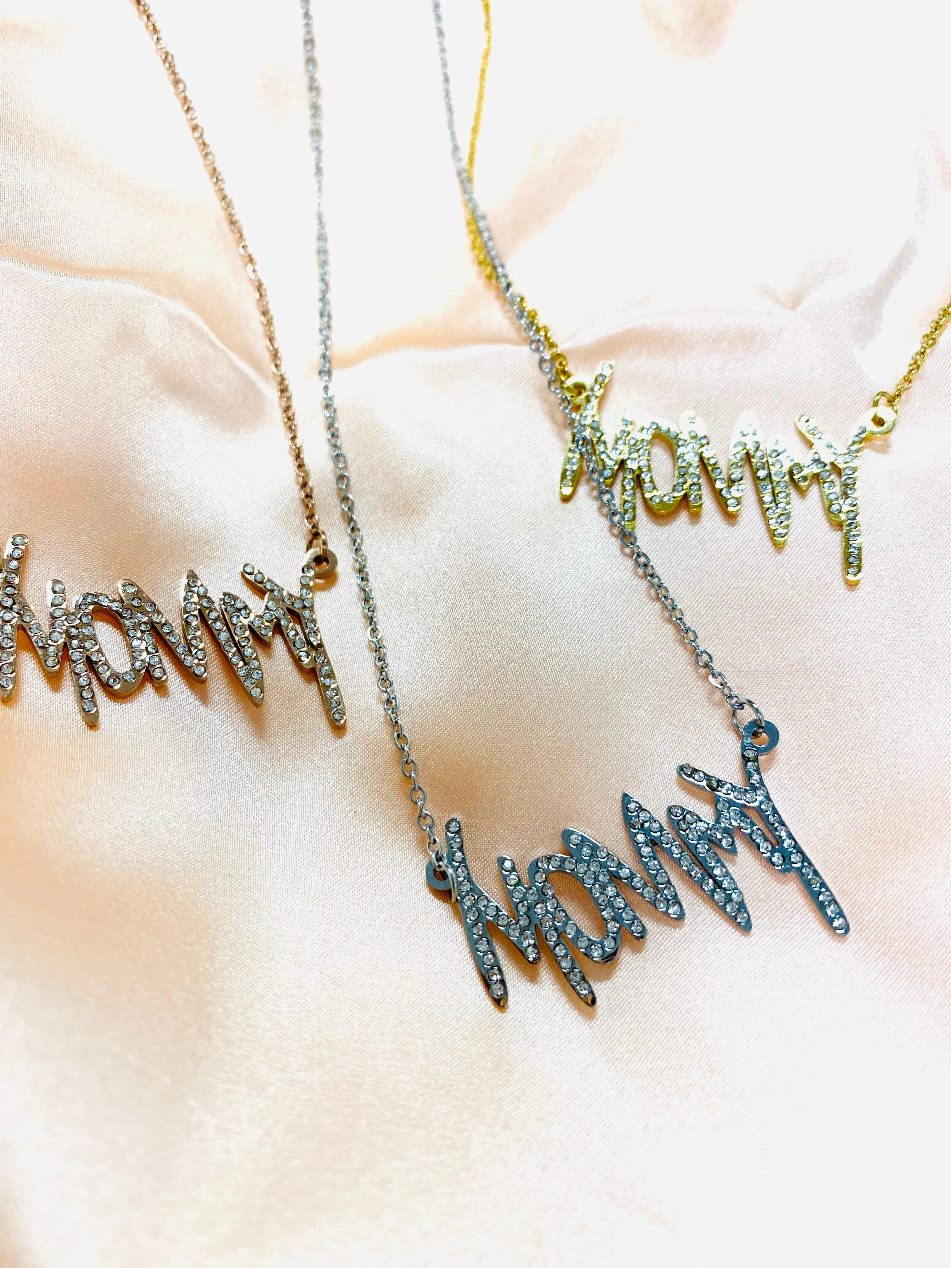 Mommy and Sis Matching Crystal Necklace sold by KC Chic Designs product image thumbnail 5