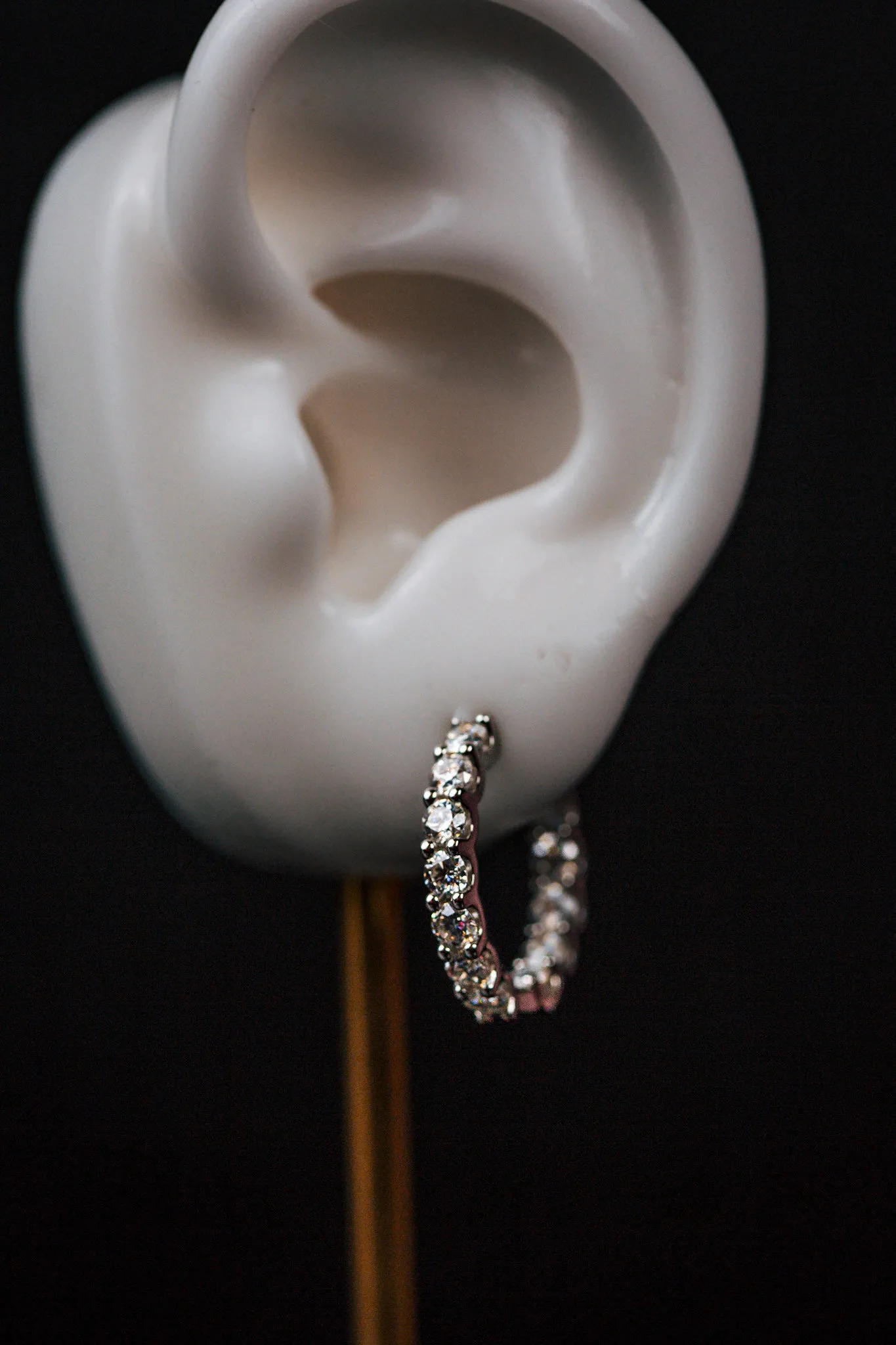 2.6 Carat Moissante Huggies sold by KC Chic Designs product image thumbnail 3