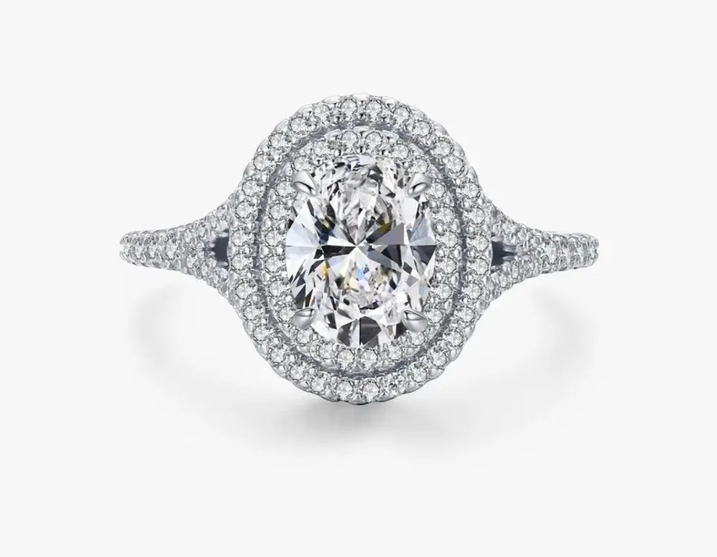 Divine Sterling Silver Crystal Ring sold by KC Chic Designs