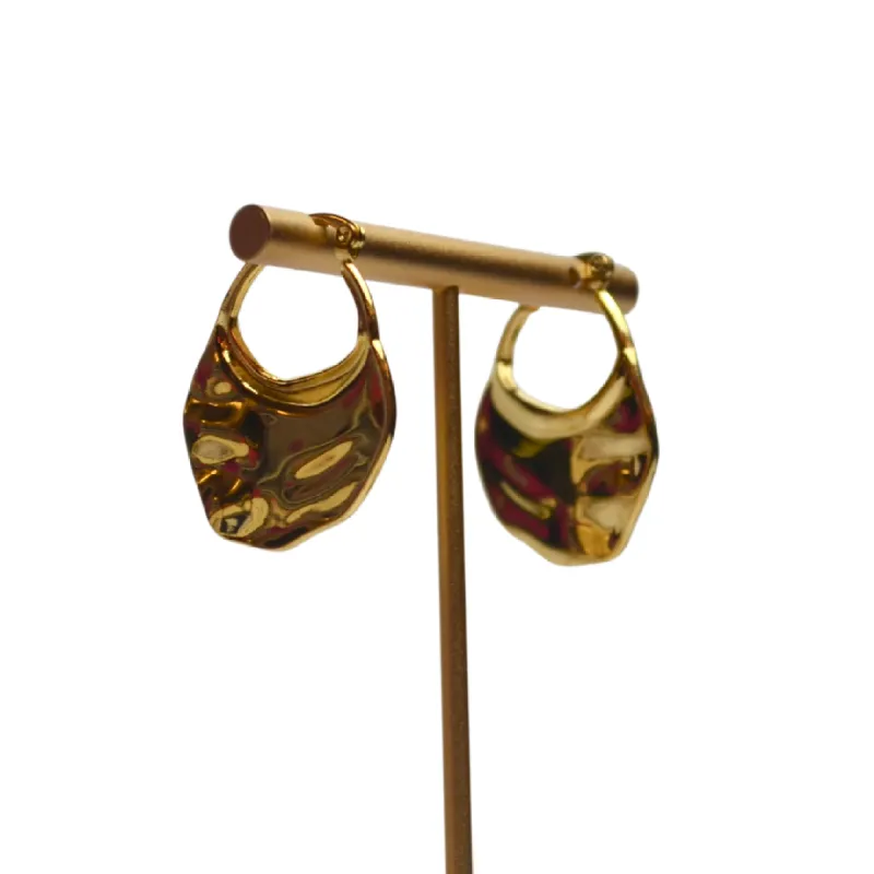 Amalfi 316L Stainless Steel Hoop Earrings sold by KC Chic Designs