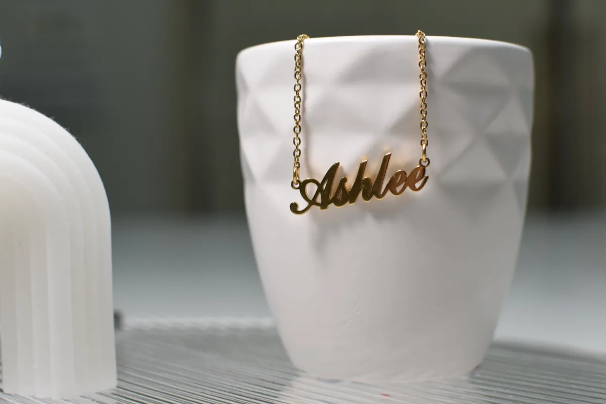 I'm a Catch Stainless Steel Nameplate Necklace sold by KC Chic Designs