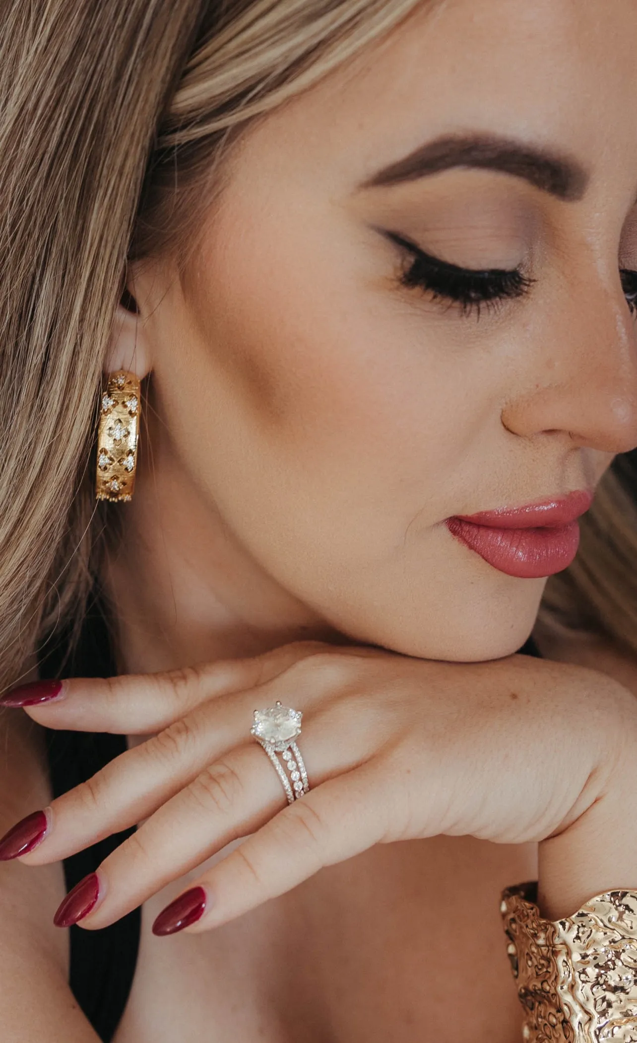 Envy 5 Carat.925 Sterling Silver Moissanite Ring sold by KC Chic Designs product image thumbnail 3