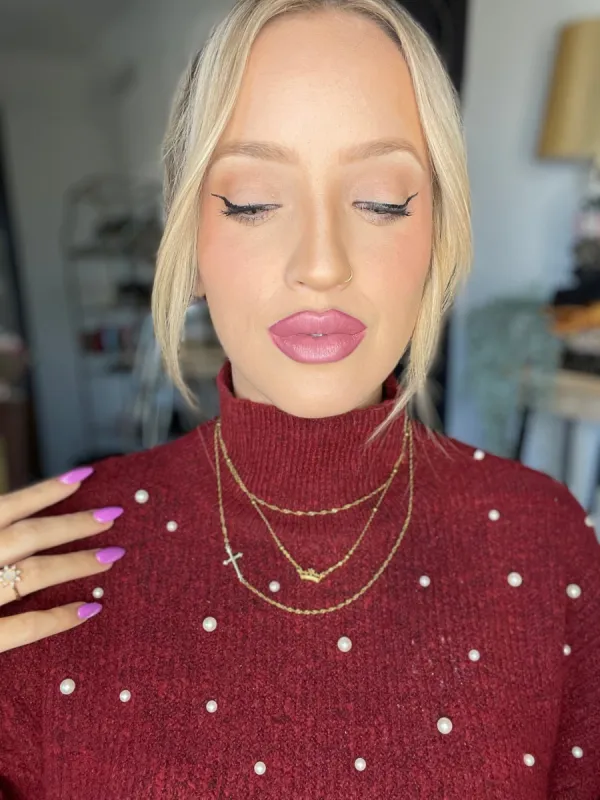 Adorned 316L Stainless Steel Necklace Trio Plus Bonus Ring By Stacy Joy sold by KC Chic Designs