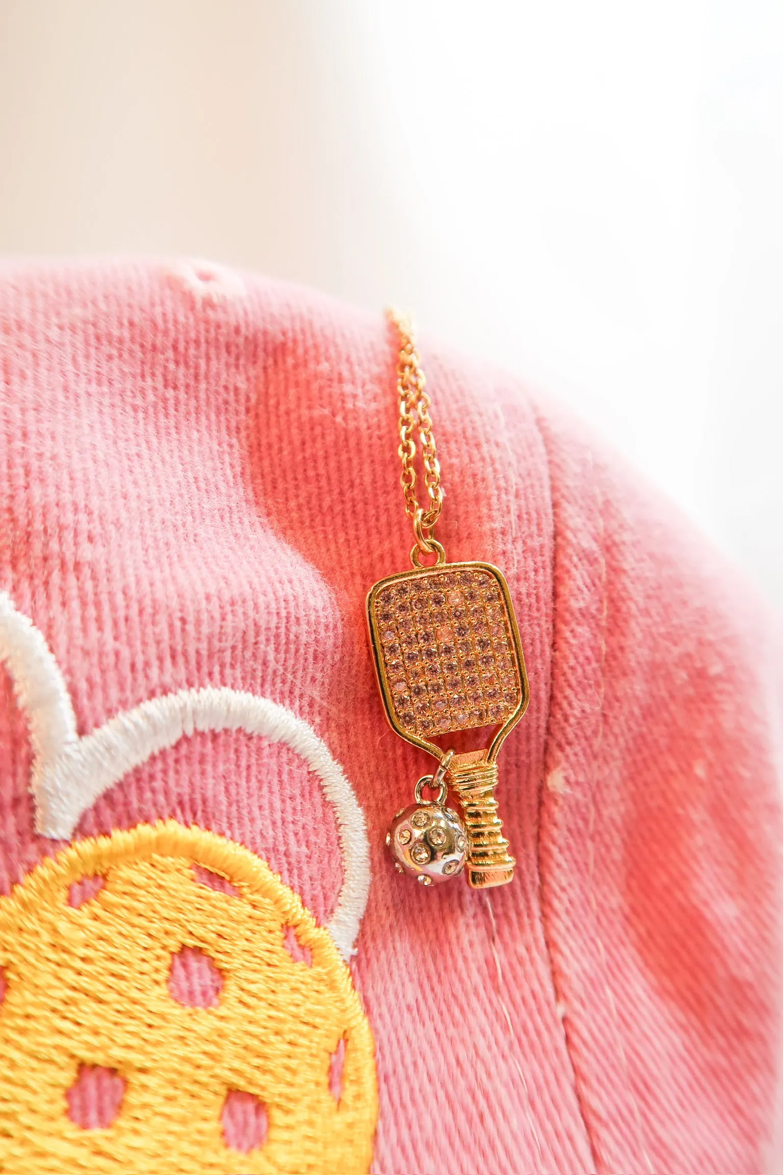 Pickleball Passion 316 Stainless Steel Necklace sold by KC Chic Designs product image thumbnail 3