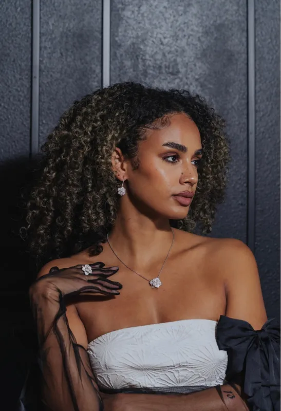 Iconic .925 Sterling Silver Necklace sold by KC Chic Designs