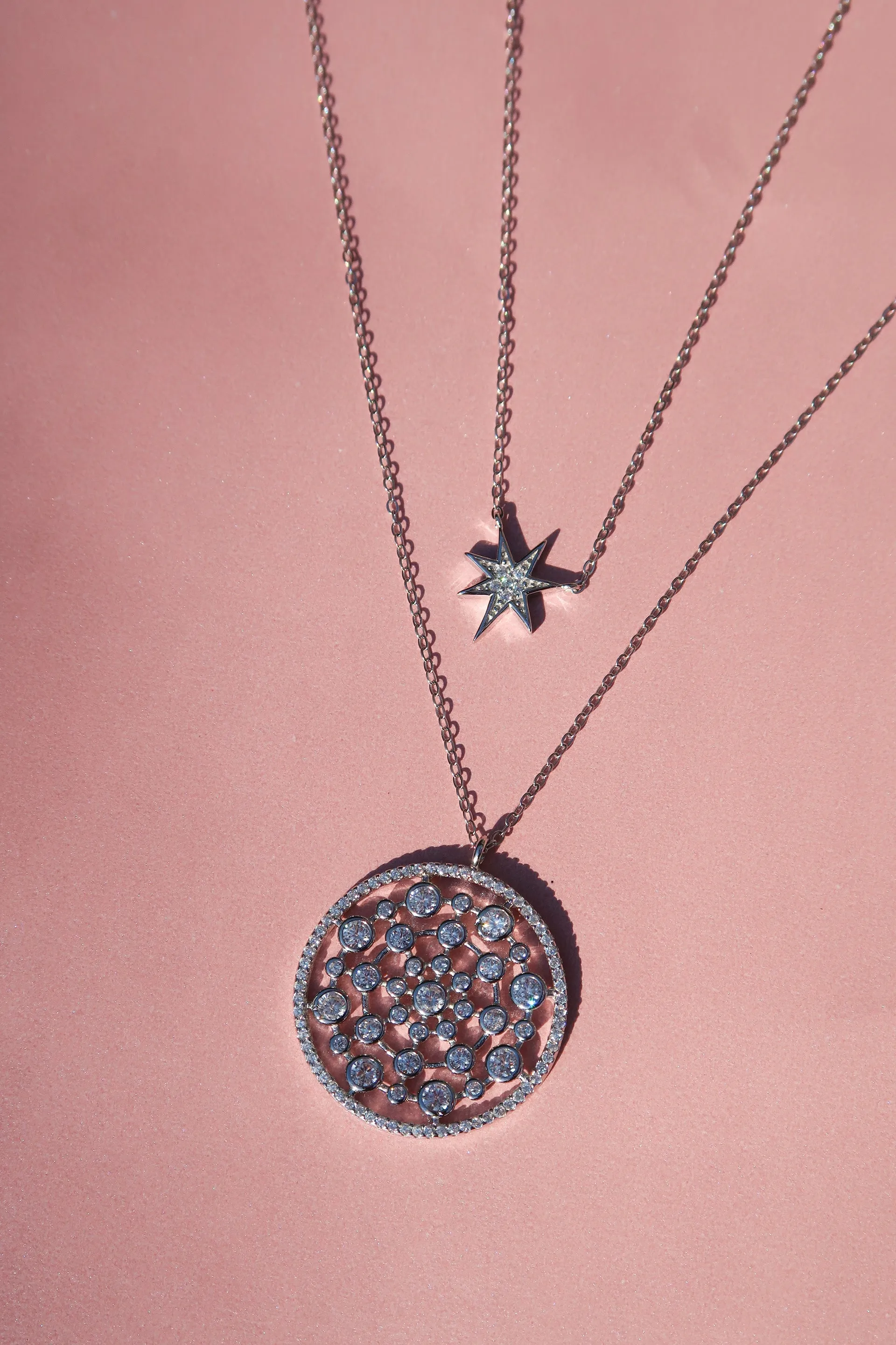 Double Shot .925 Sterling Silver Necklace Duo sold by KC Chic Designs product image thumbnail 2