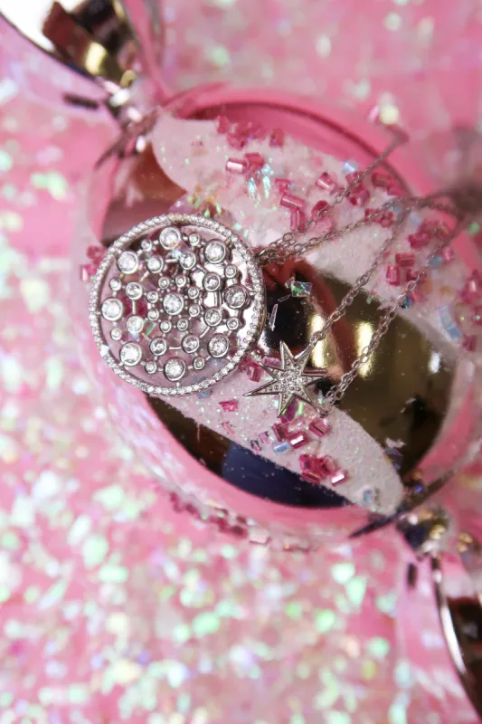 Double Shot .925 Sterling Silver Necklace Duo sold by KC Chic Designs