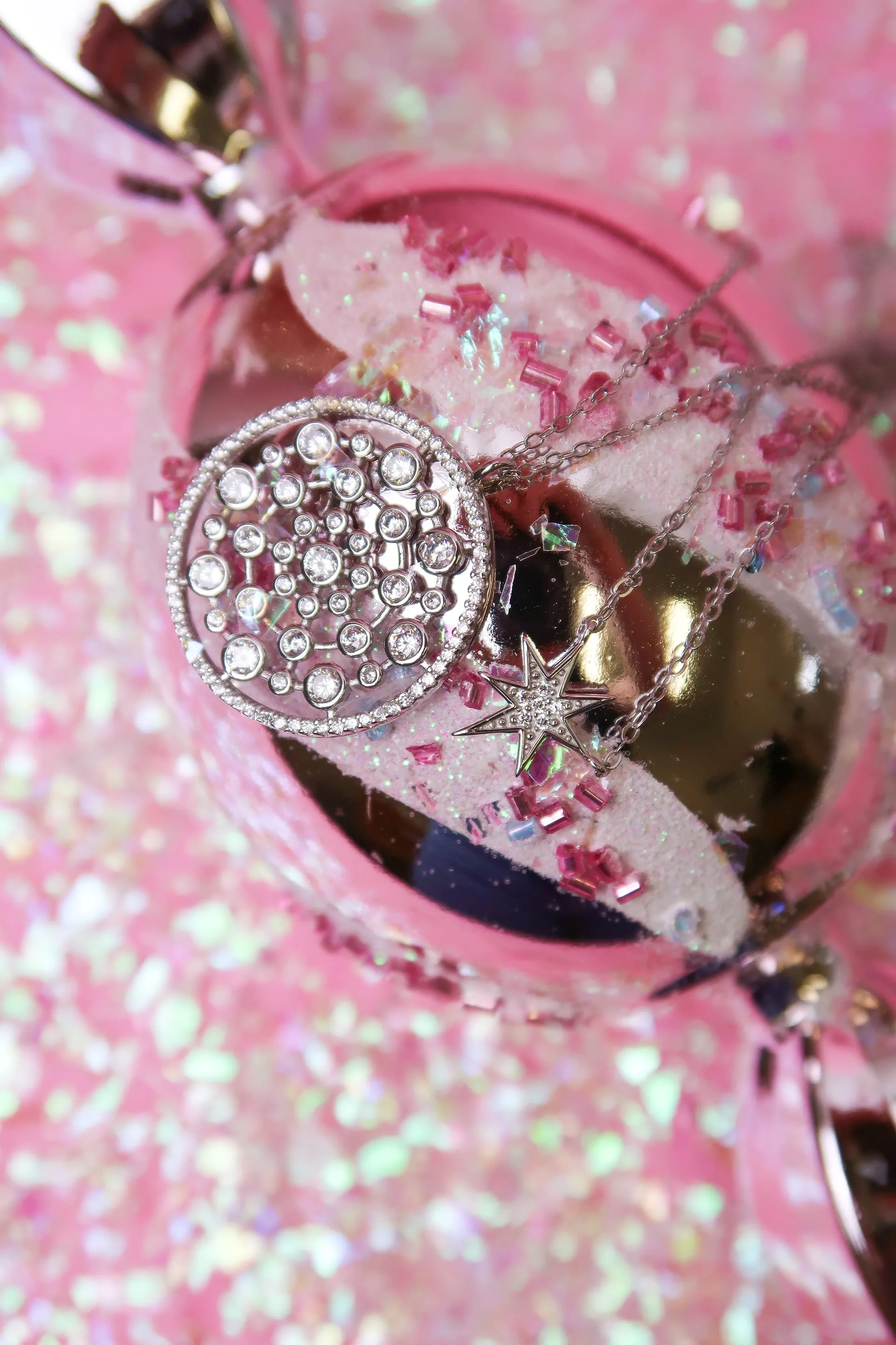 Double Shot .925 Sterling Silver Necklace Duo sold by KC Chic Designs