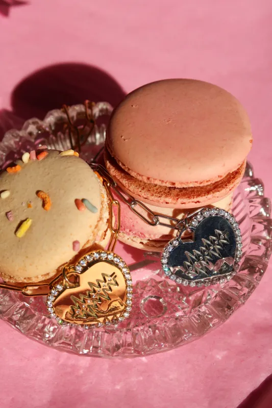 Cheers to You 316L Stainless Steel Heart Necklace sold by KC Chic Designs