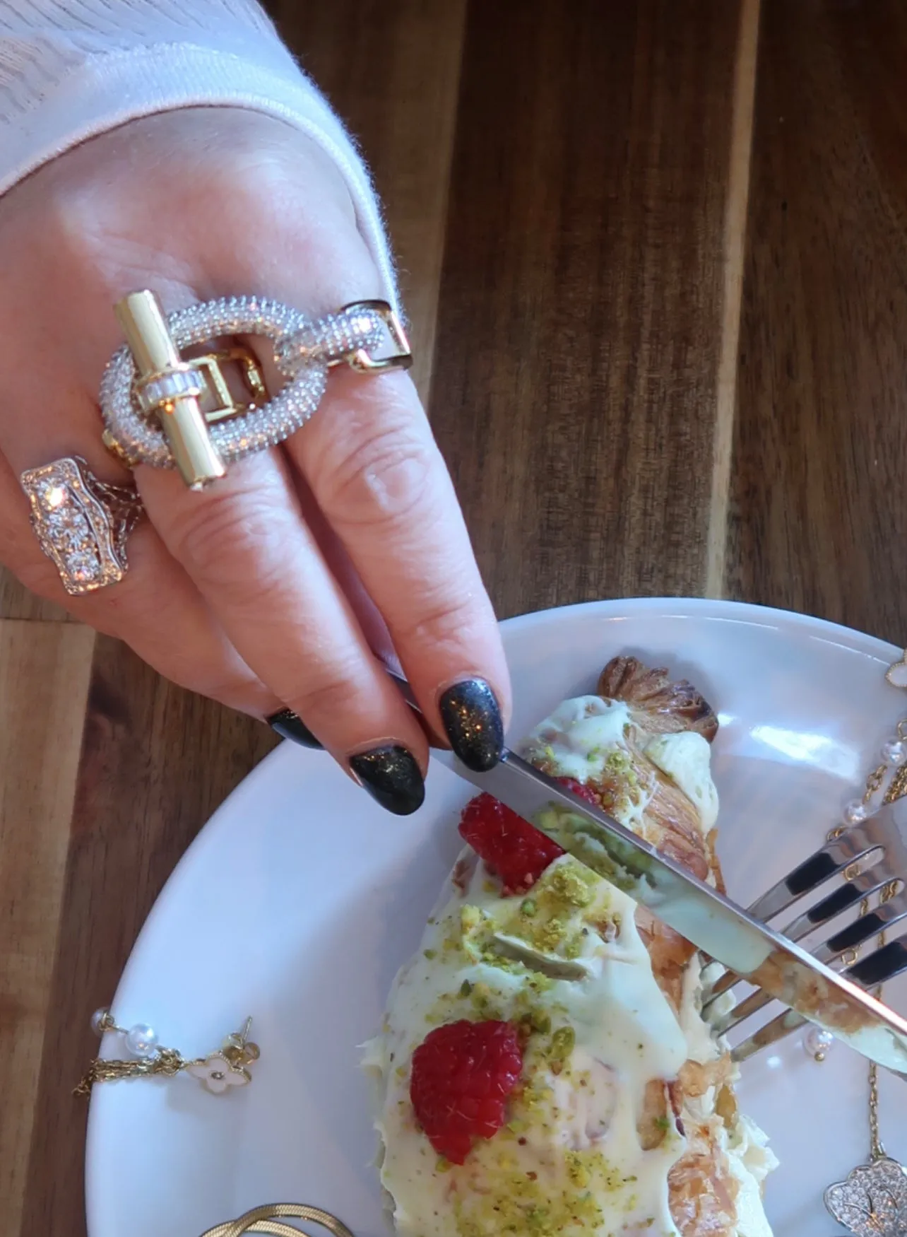 Wish Come True Adjustable Stainless Steel Ring sold by KC Chic Designs product image thumbnail 4