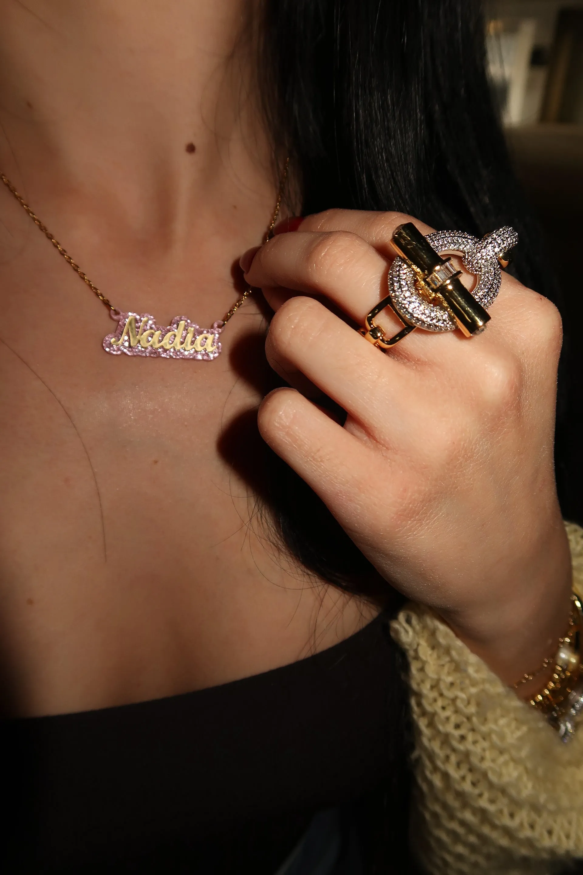 Wish Come True Adjustable Stainless Steel Ring sold by KC Chic Designs product image thumbnail 3