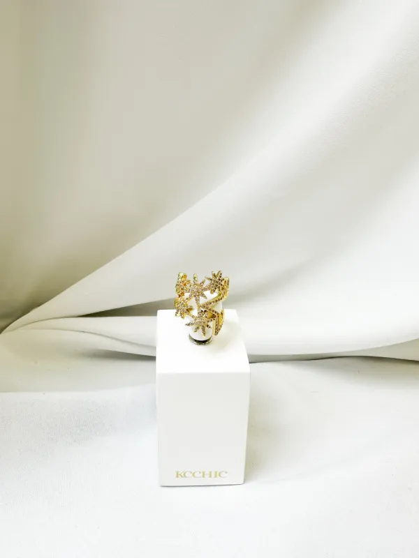 Aurora Star Gold Ring sold by KC Chic Designs