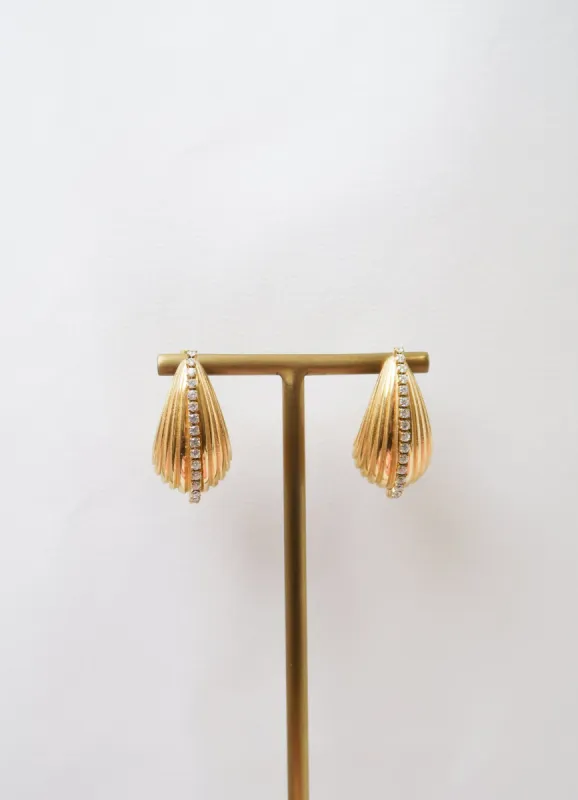 Gold Roma Earrings sold by KC Chic Designs