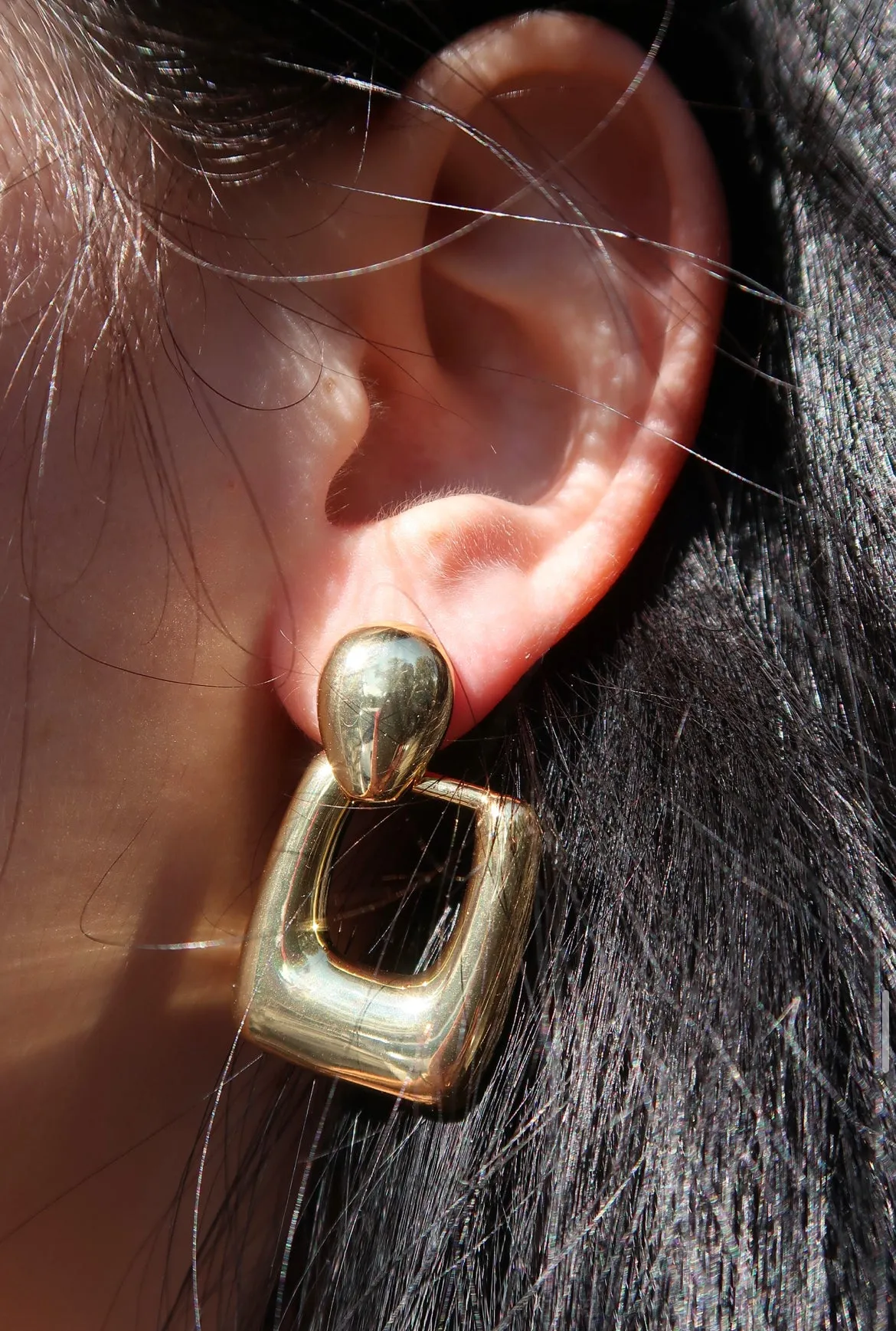 I'm With Her 316L Stainless Steel Earrings sold by KC Chic Designs product image thumbnail 2