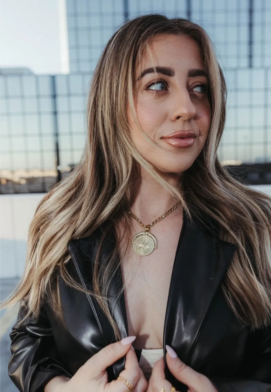 Legendary 316L Stainless Steel Compass Necklace sold by KC Chic Designs product image thumbnail 2