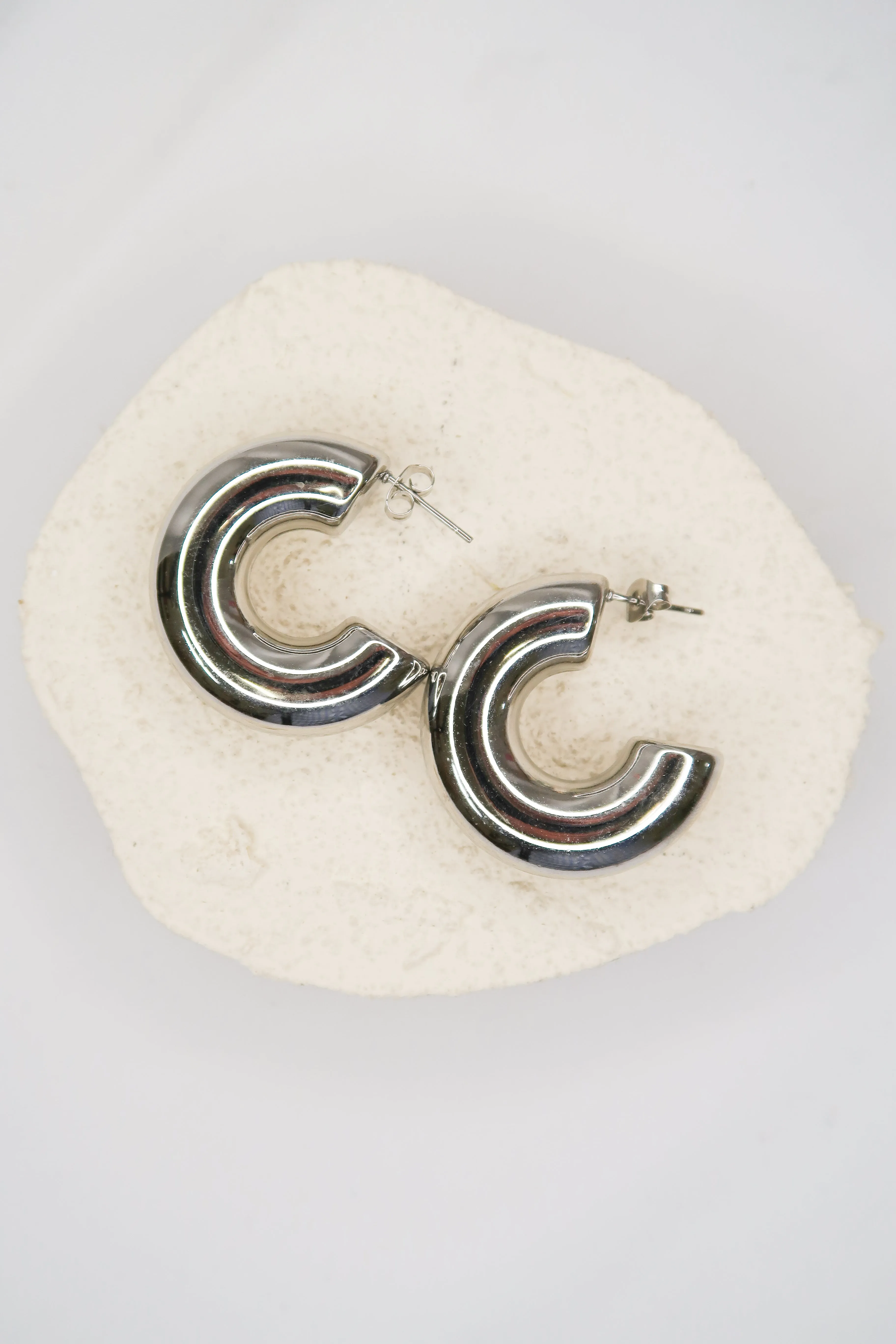 Modern Day Momma 316L Stainless Steel Hoops sold by KC Chic Designs product image thumbnail 3