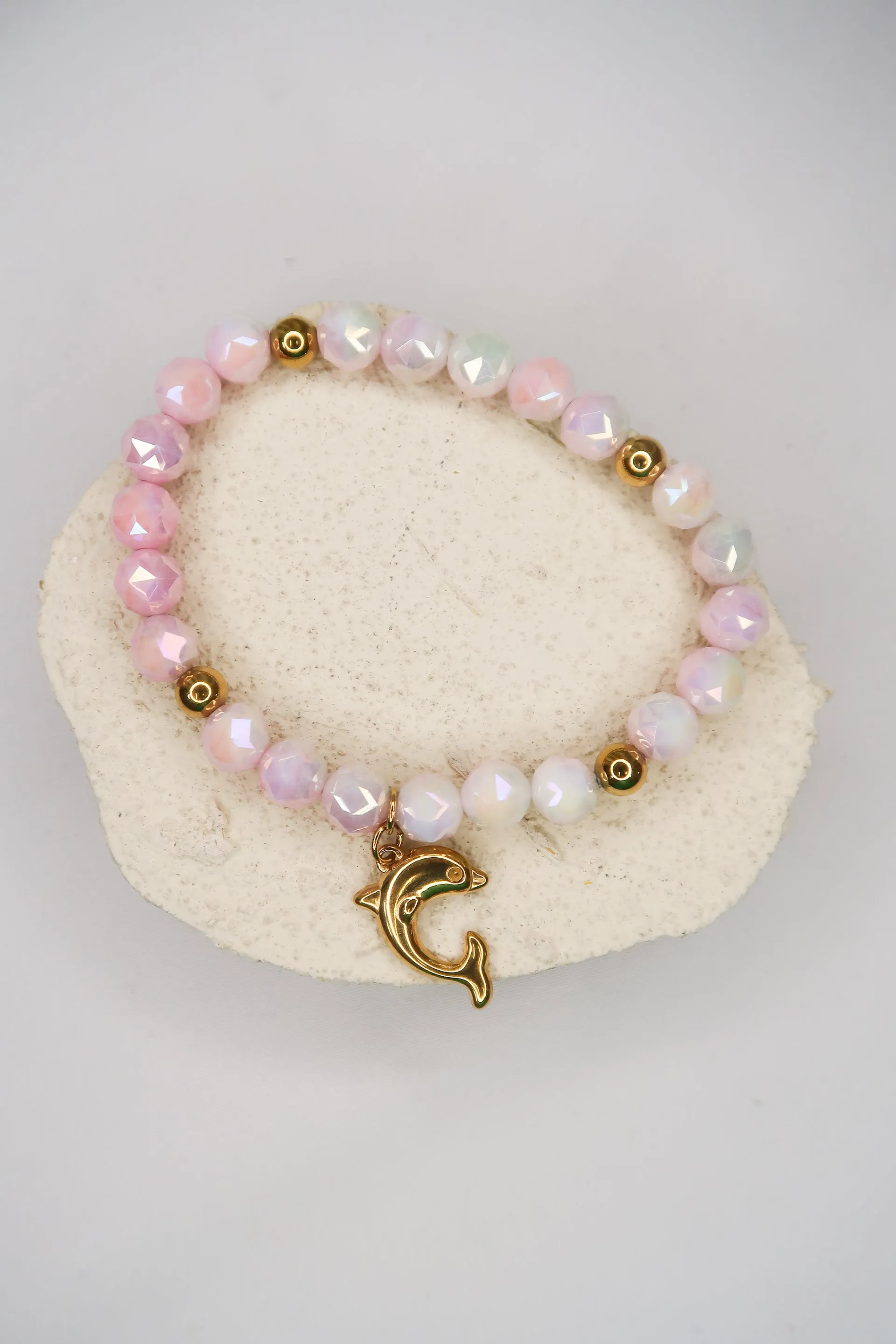 Emerald Coast Swarovski Natural Cut Stone 6 Piece Stack sold by KC Chic Designs product image thumbnail 5