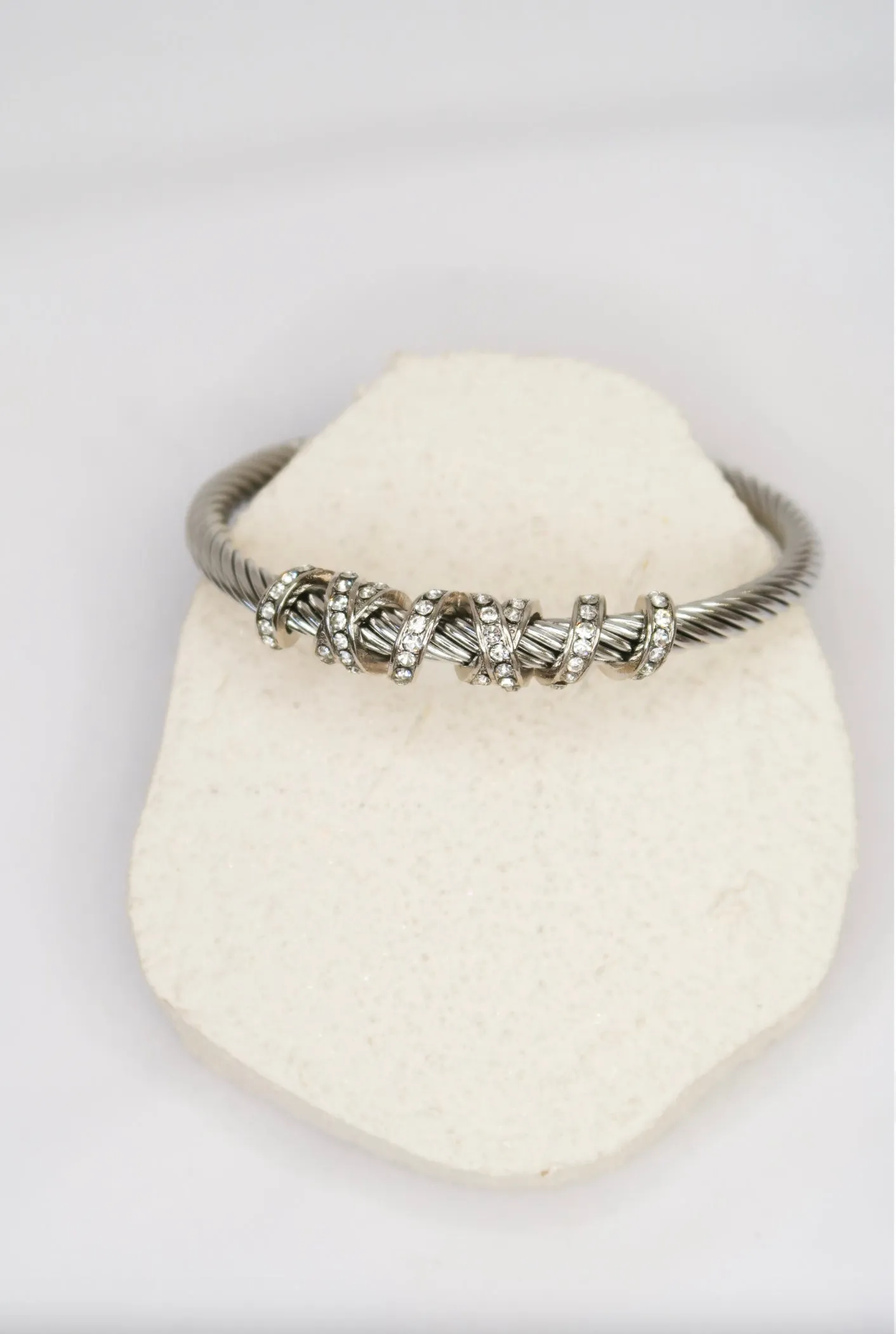Infinite Shine .316L Stainless Steel Mixed Metal Bangle Trio sold by KC Chic Designs product image thumbnail 4