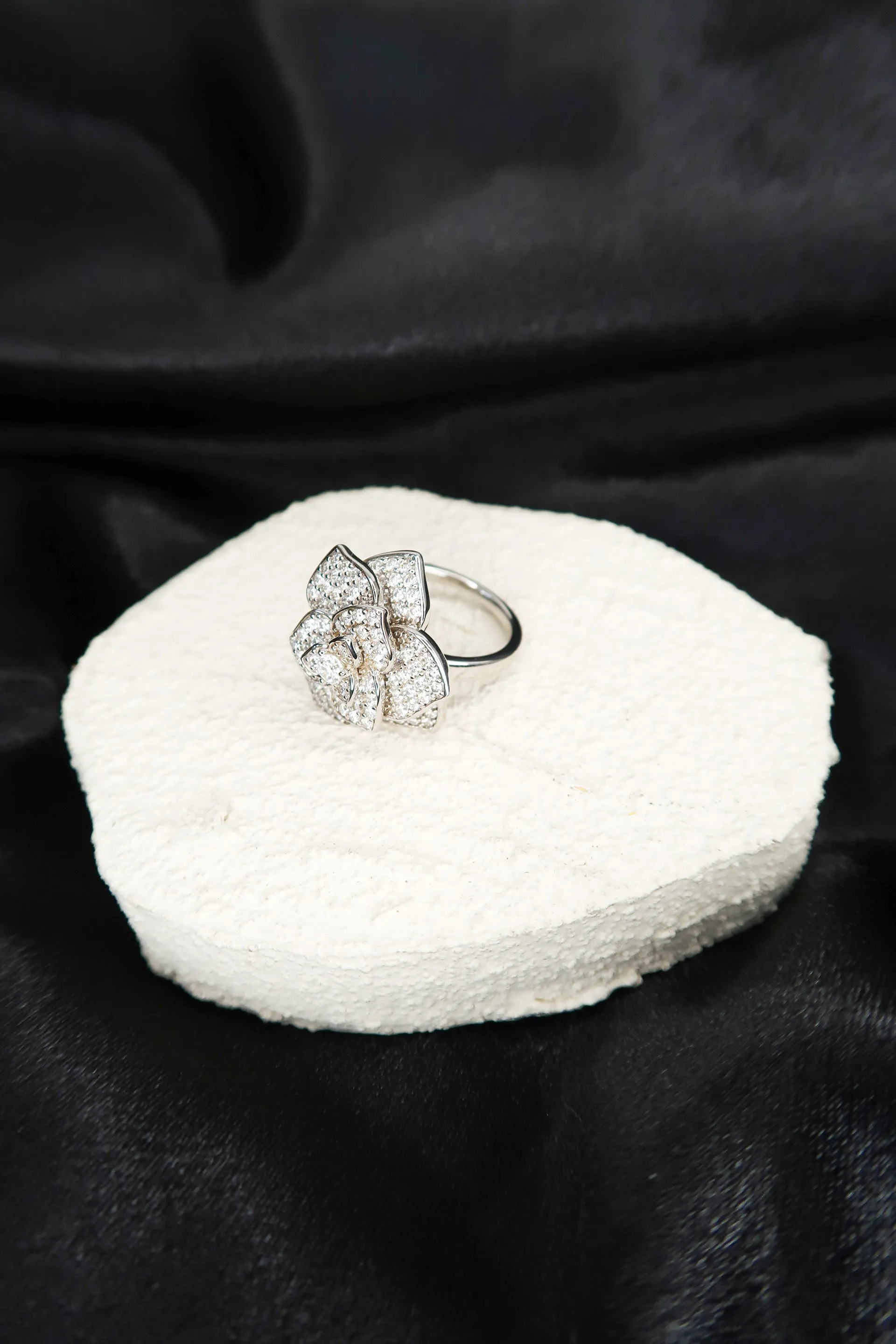 Iconic Moissanite .925 Sterling SIlver Ring ONLY sold by KC Chic Designs