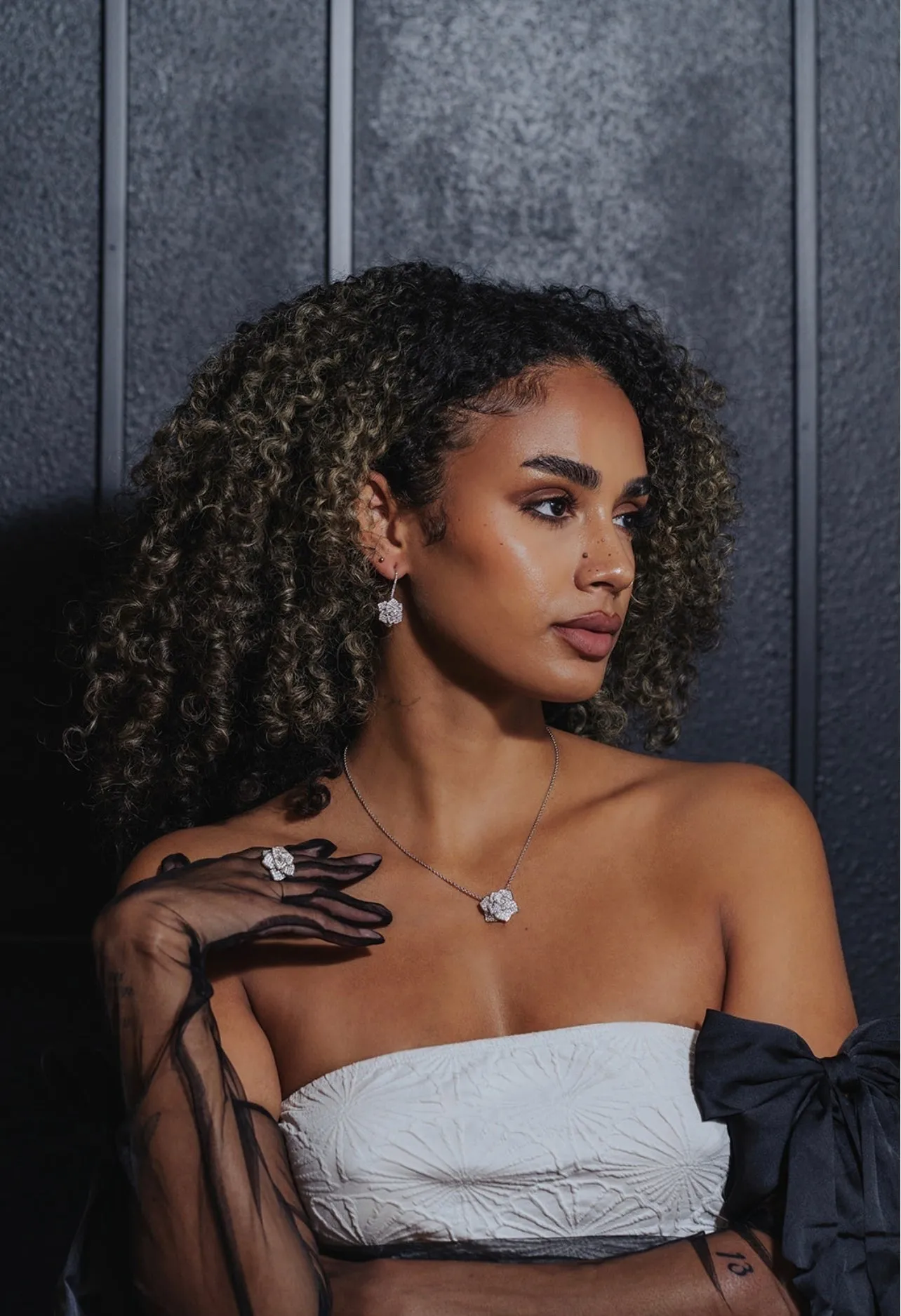 Iconic Moissanite .925 Sterling Silver Earrings ONLY sold by KC Chic Designs product image thumbnail 2