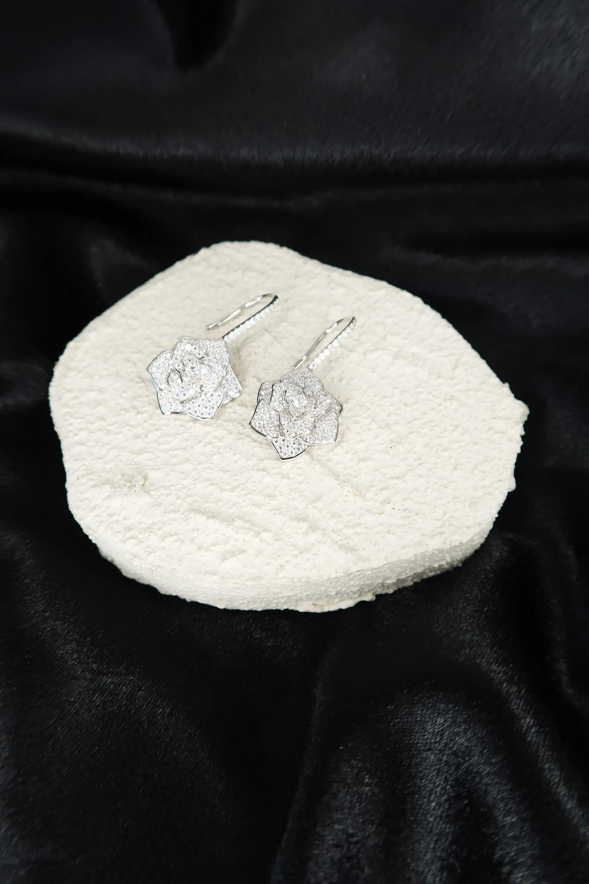 Iconic Moissanite .925 Sterling Silver Earrings ONLY sold by KC Chic Designs