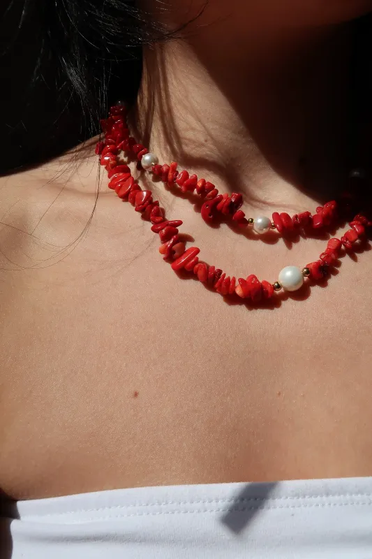 KC Summer Coral and Pearl Quad Special sold by KC Chic Designs