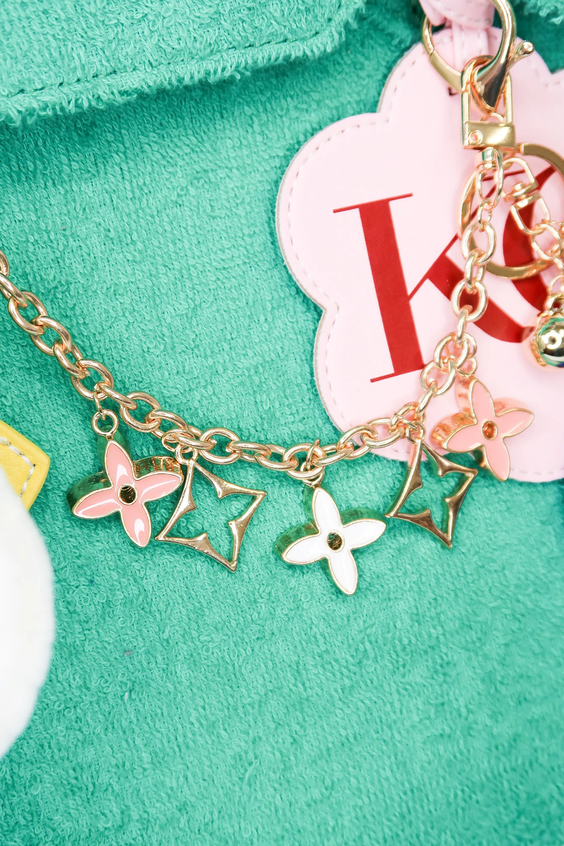 Clover Crush Clover Bag Charm sold by KC Chic Designs product image thumbnail 2