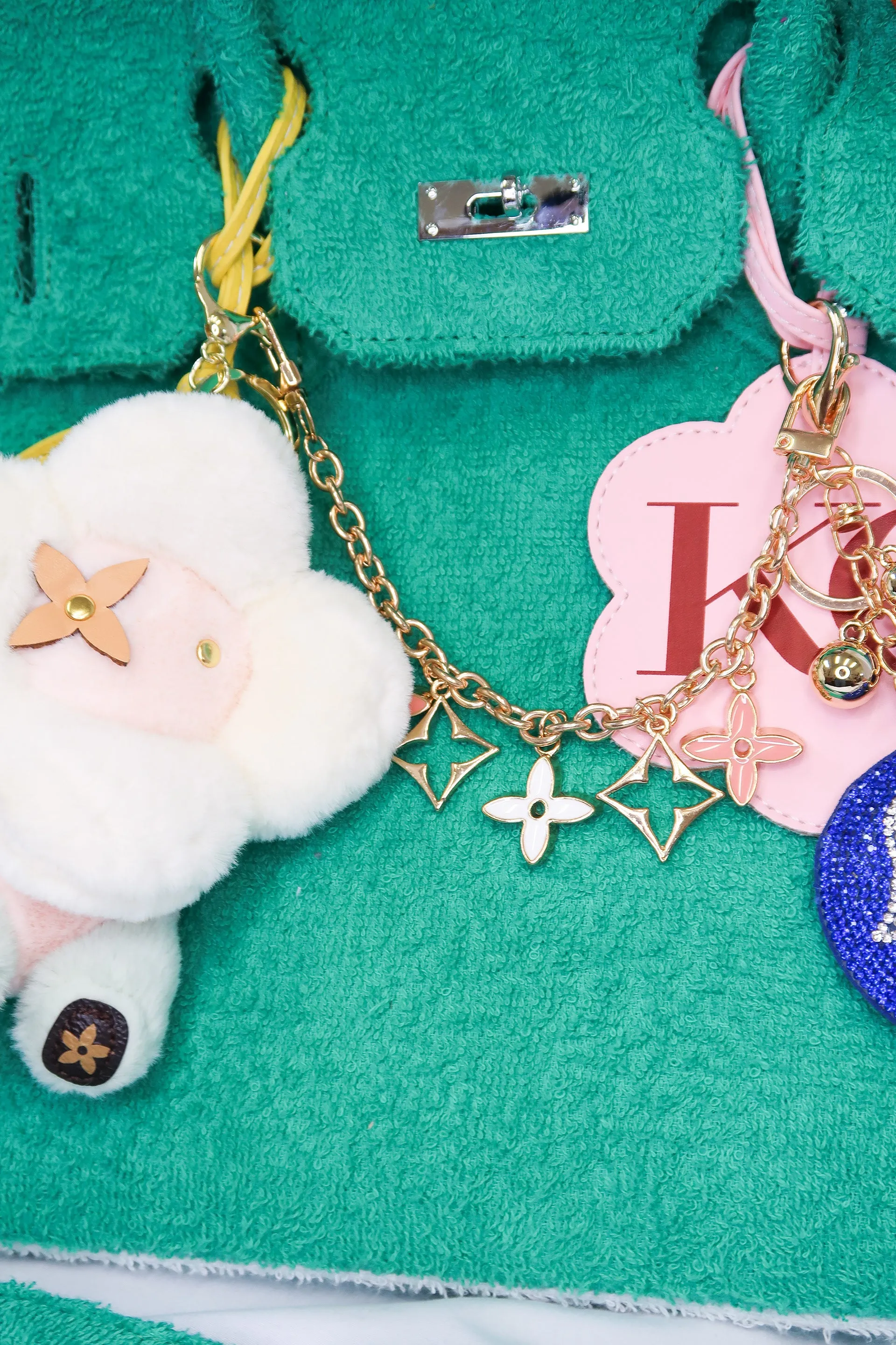 Clover Crush Clover Bag Charm sold by KC Chic Designs product image thumbnail 3