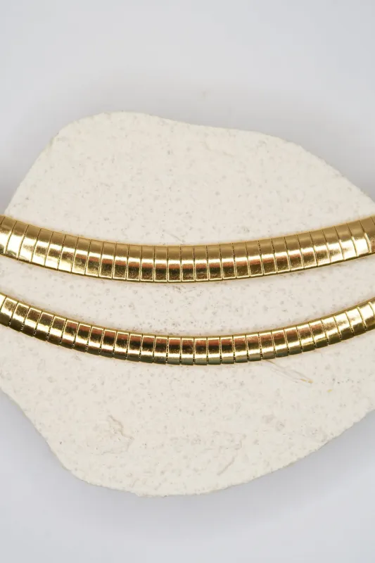 Bellissima Omega 316L Stainless Steel Necklace sold by KC Chic Designs