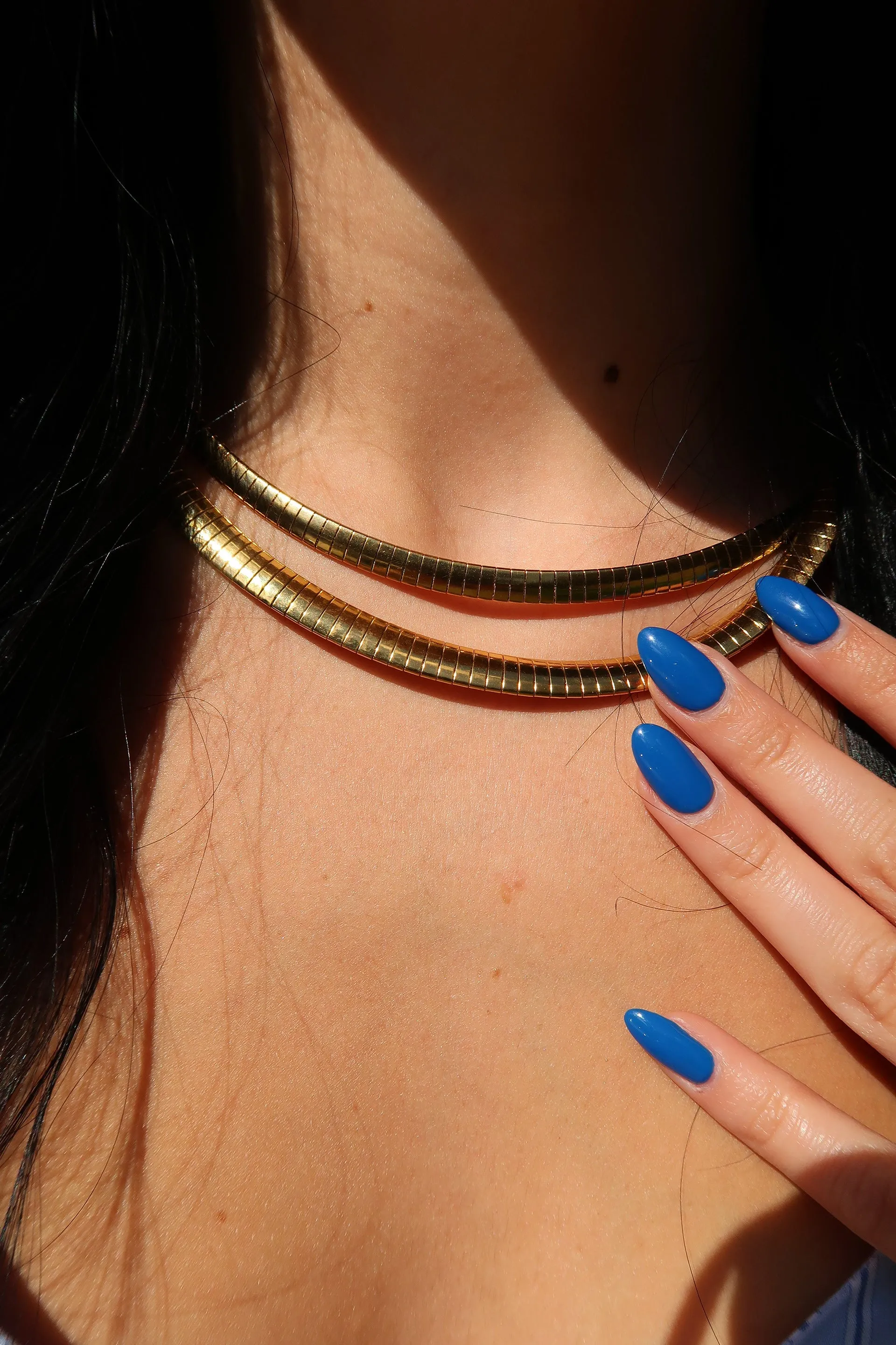 Bellissima Omega 316L Stainless Steel Necklace sold by KC Chic Designs product image thumbnail 5