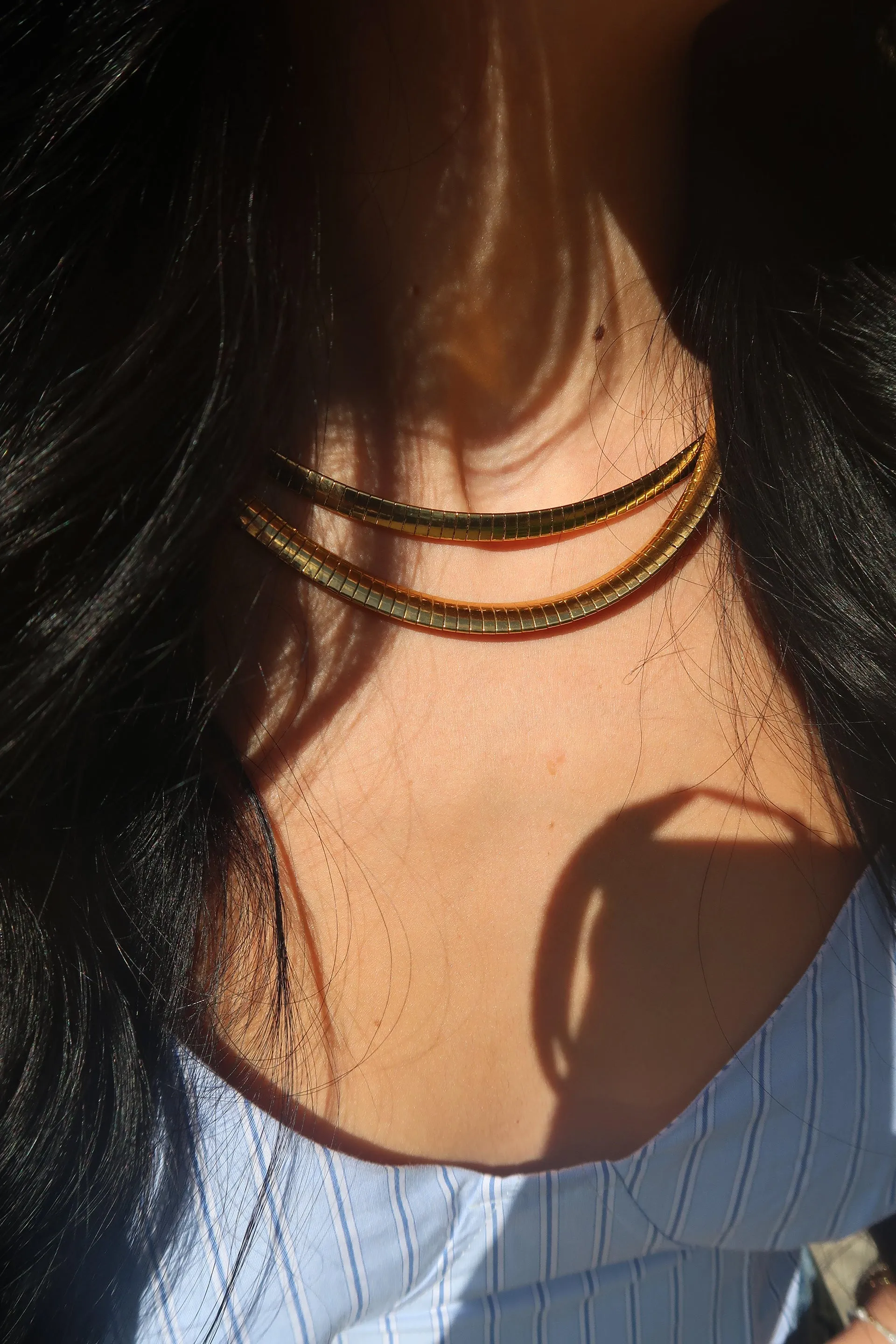 Bellissima Omega 316L Stainless Steel Necklace sold by KC Chic Designs product image thumbnail 4