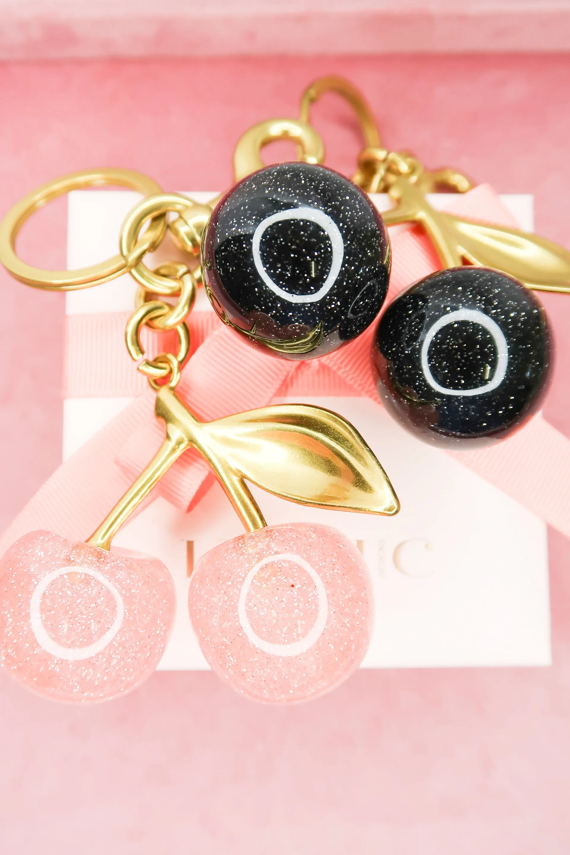 Cherry Pop Bag Charm sold by KC Chic Designs product image thumbnail 2