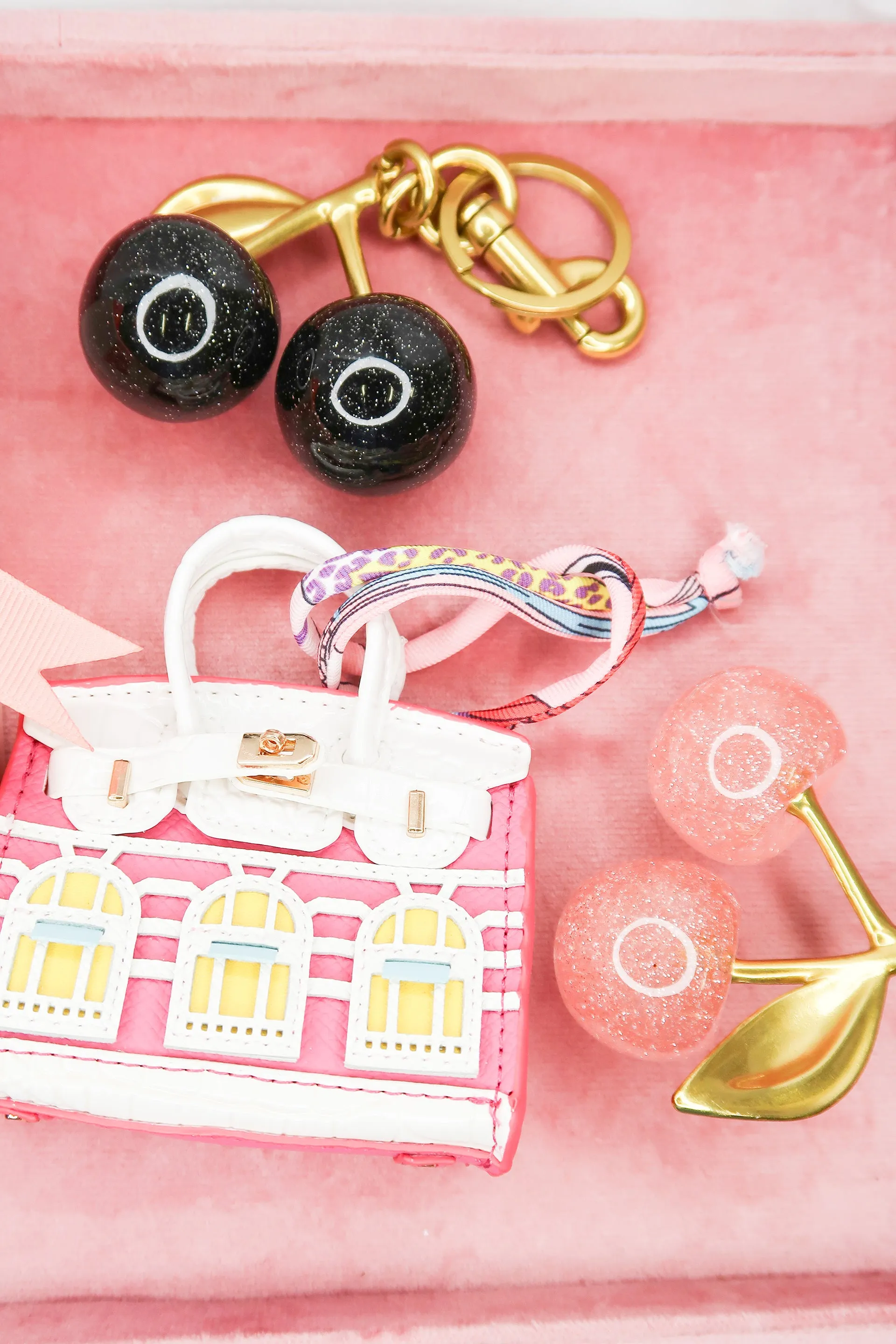 Cherry Pop Bag Charm sold by KC Chic Designs product image thumbnail 4