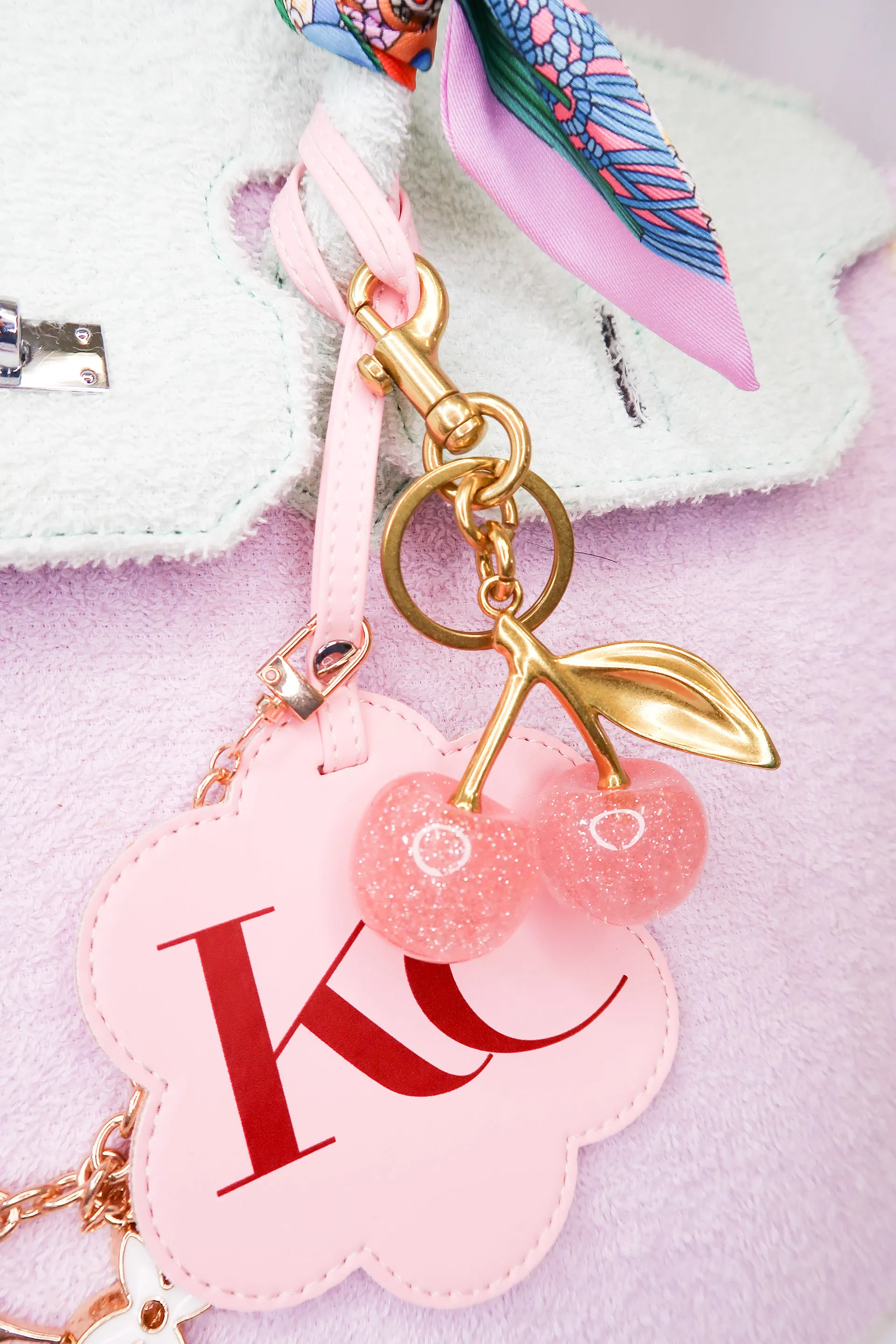 Cherry Pop Bag Charm sold by KC Chic Designs product image thumbnail 3