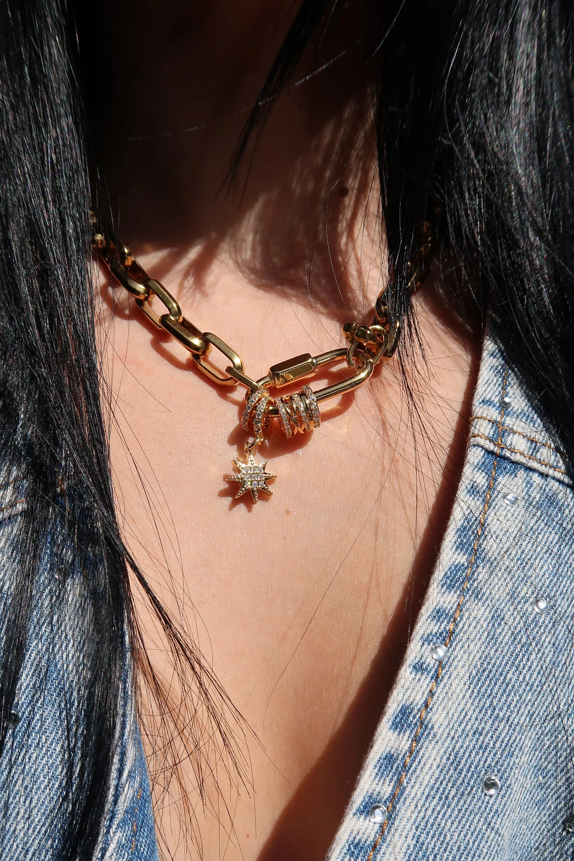 OG Sparkle 316L Stainless Steel Necklace sold by KC Chic Designs product image thumbnail 2