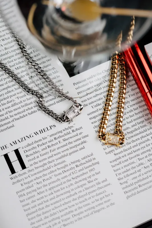 The One 316L Stainless Steel Cuban Link Chain sold by KC Chic Designs