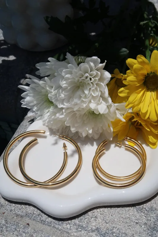90210 Essential 316L Stainless Steel Hoops Duo sold by KC Chic Designs