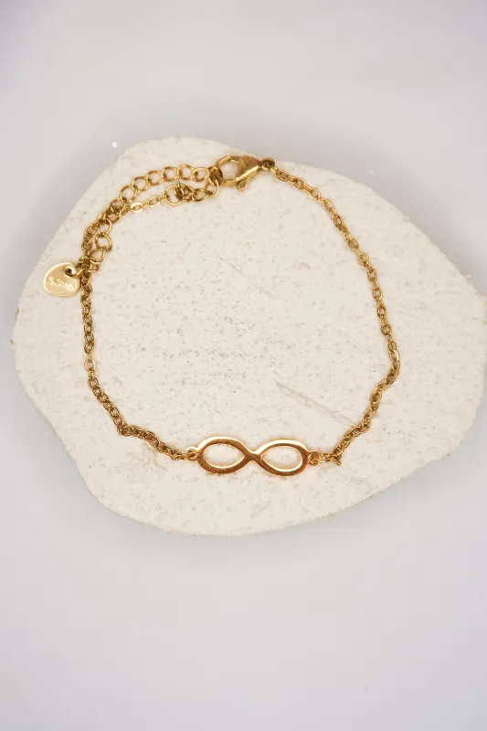 Team Connie Infinity 316L Stainless Steel Bracelet/Anklet sold by KC Chic Designs