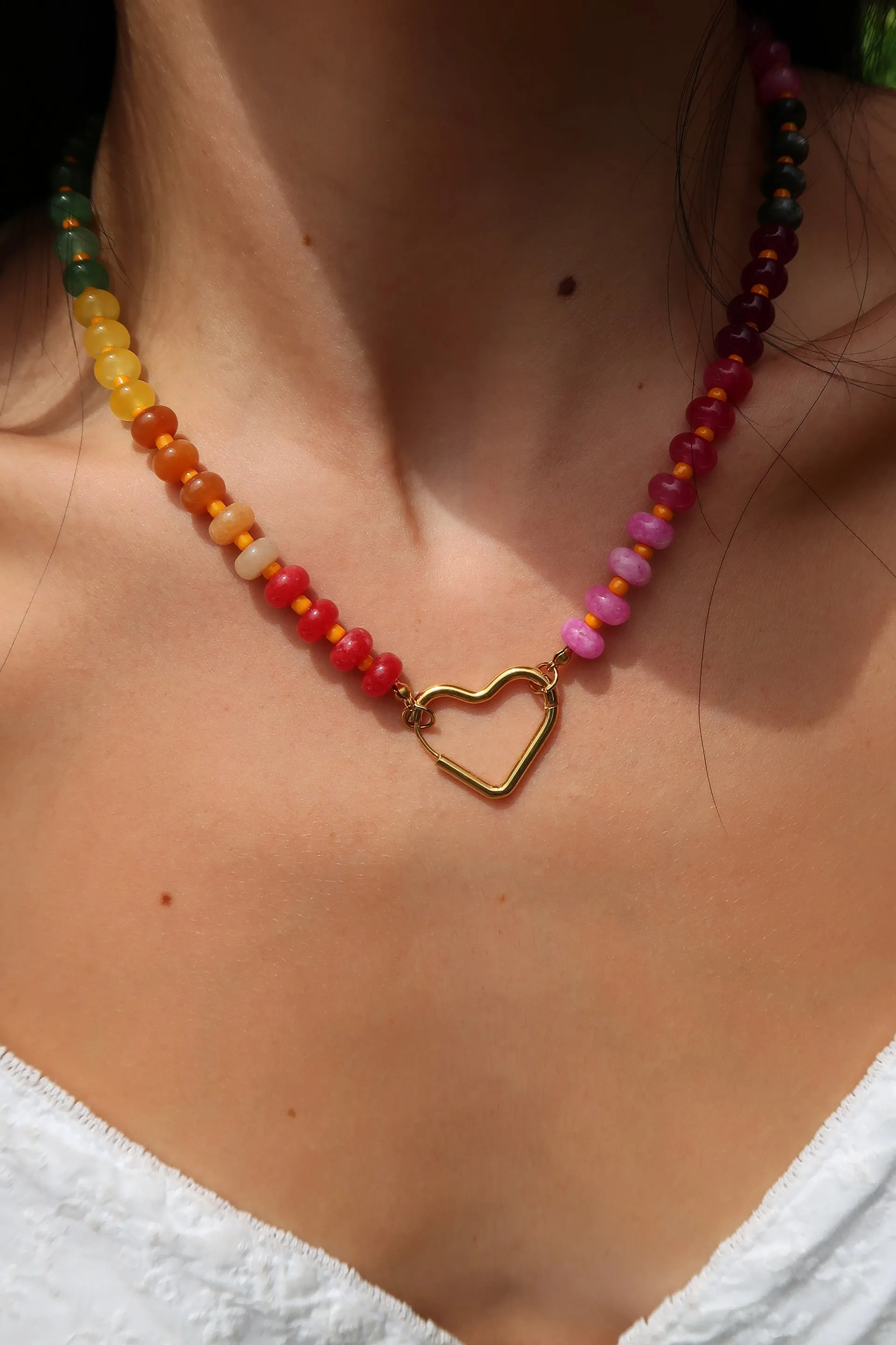 Maui But Make It Colombian Natural Stone Necklace sold by KC Chic Designs product image thumbnail 2