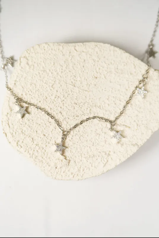 Starstruck .925 Sterling Silver Moissanite Necklace FREE MAGNET CLASP sold by KC Chic Designs