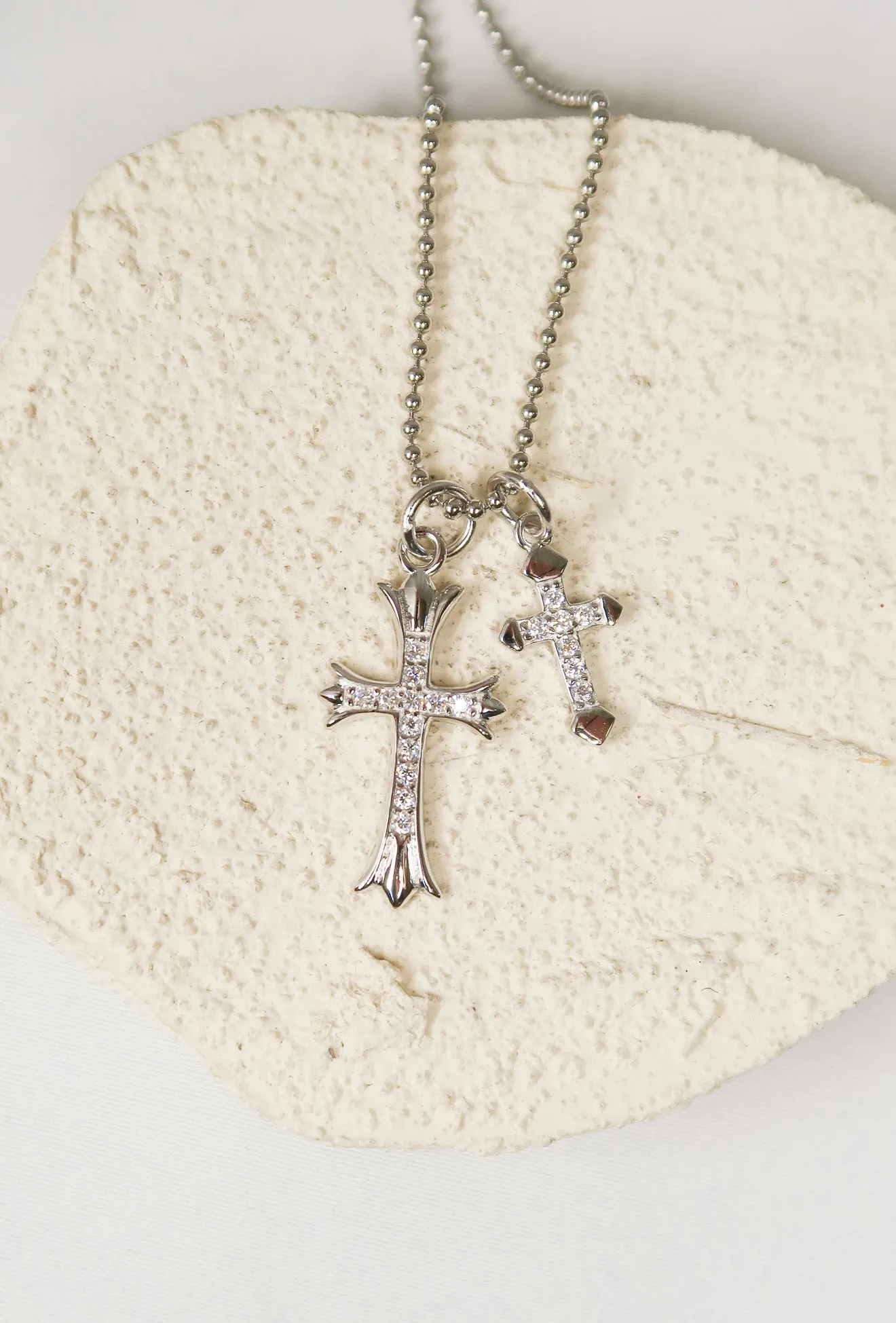 Double Grace .925 Sterling Silver Necklace FREE MAGNET CLASP sold by KC Chic Designs