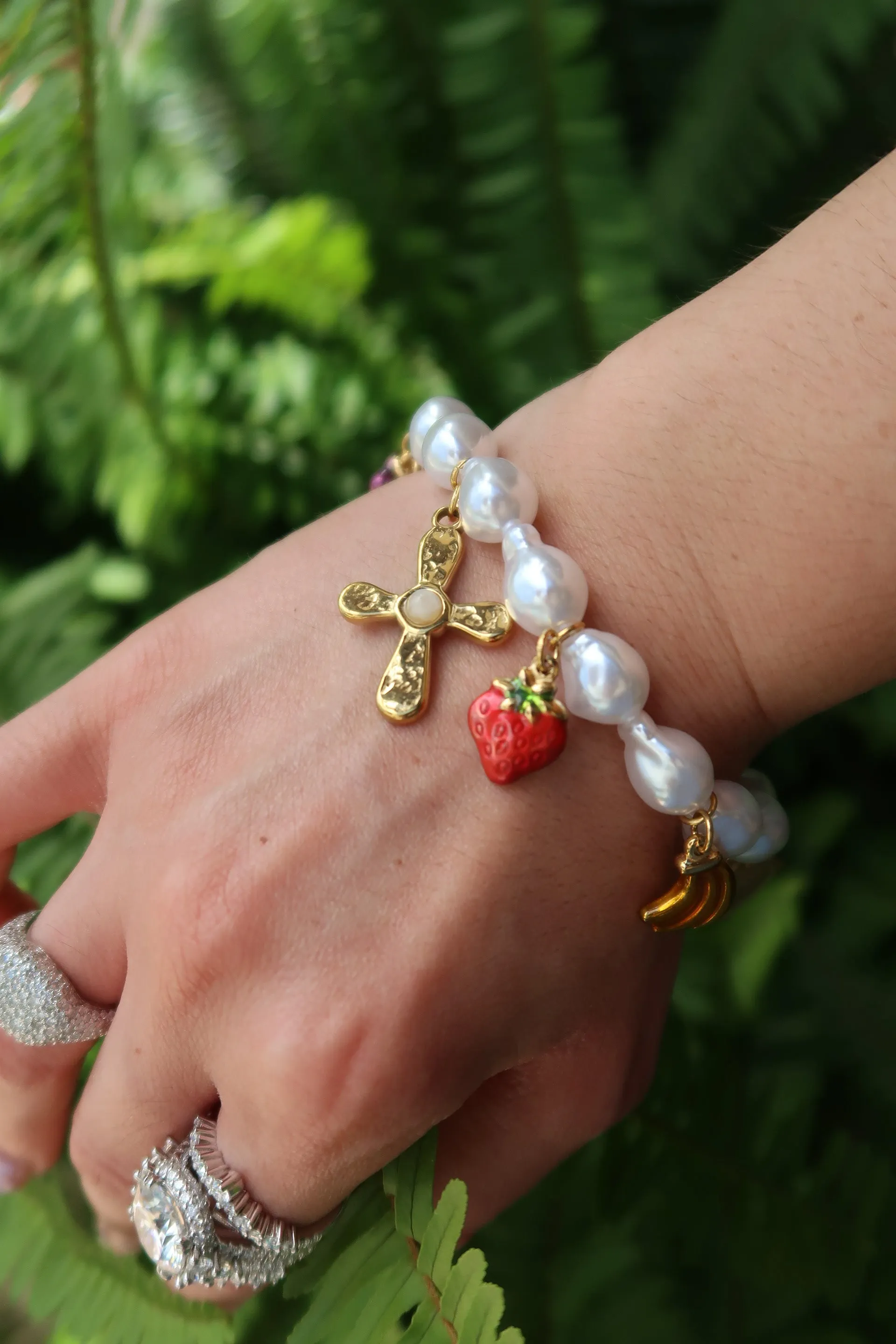 Fun n’ Flirty Charm Necklace & Charm Bracelet Duo sold by KC Chic Designs product image thumbnail 3