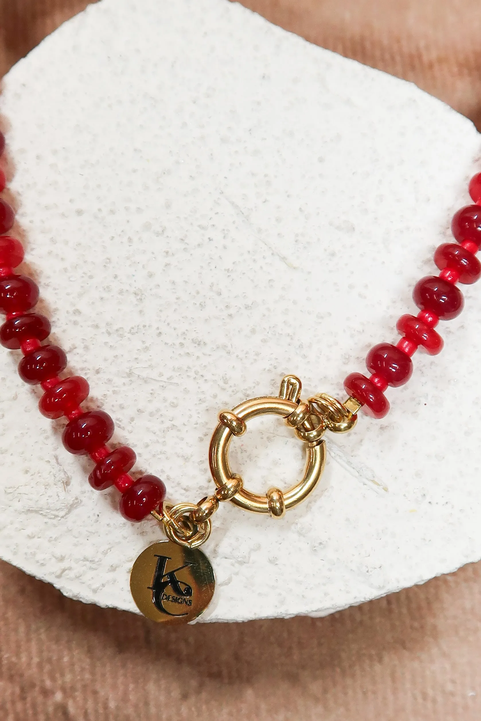 Genius Natural Stone Necklace sold by KC Chic Designs product image thumbnail 4