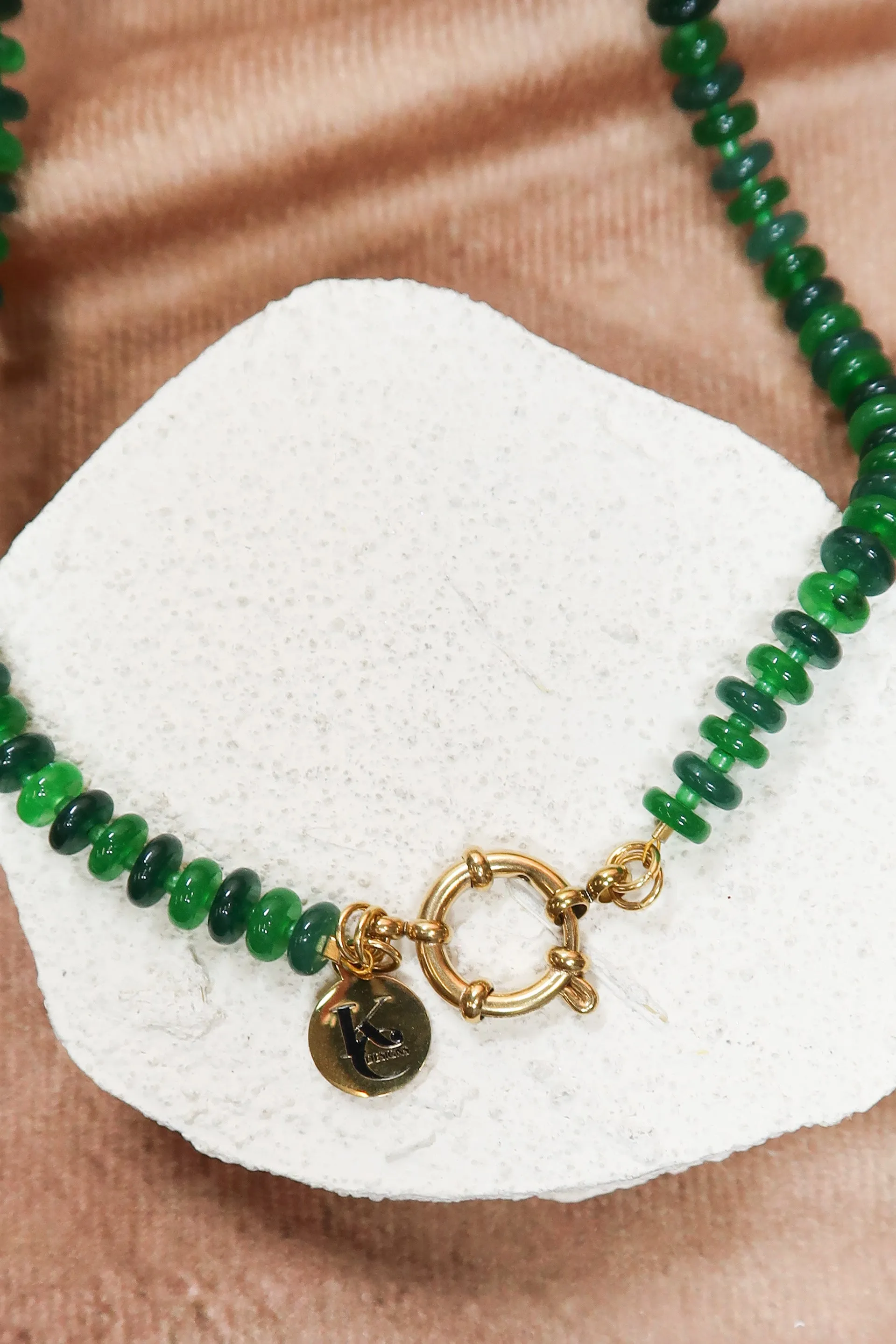 Genius Natural Stone Necklace sold by KC Chic Designs product image thumbnail 2