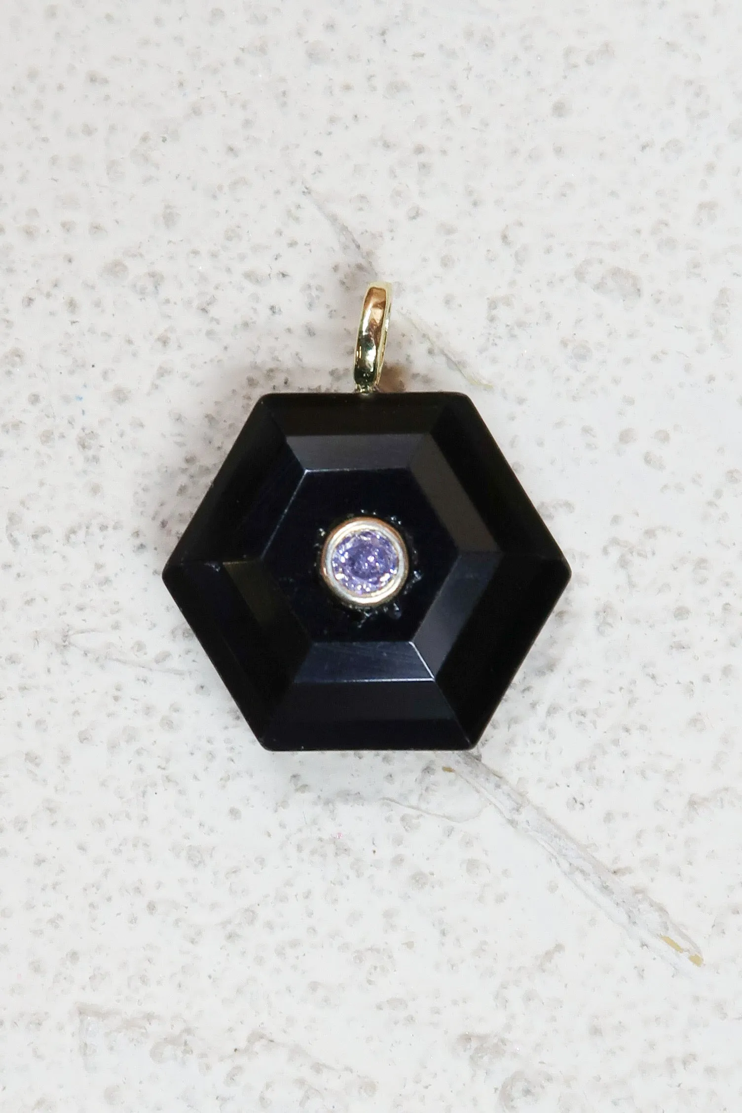 Homecoming Natural Stone Crystal Charm sold by KC Chic Designs product image thumbnail 4