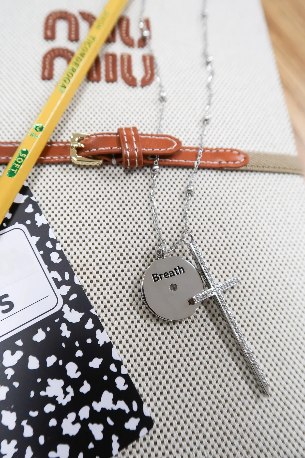 Stay Focused - Breath 316L Stainless Steel Crystal Charm sold by KC Chic Designs product image thumbnail 3