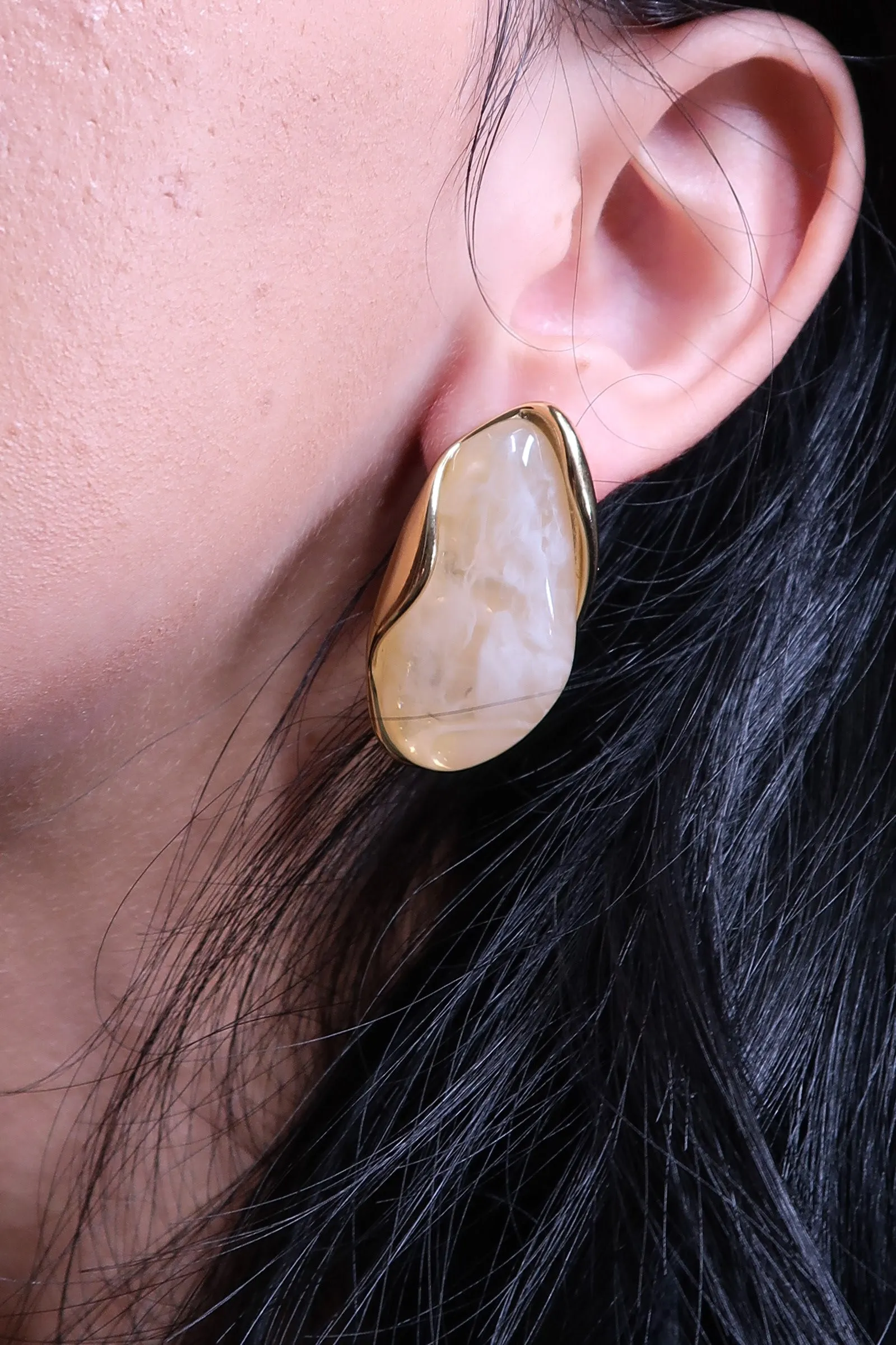 Moonlit Beam Crystal Stone 316L Stainless Steel sold by KC Chic Designs product image thumbnail 2