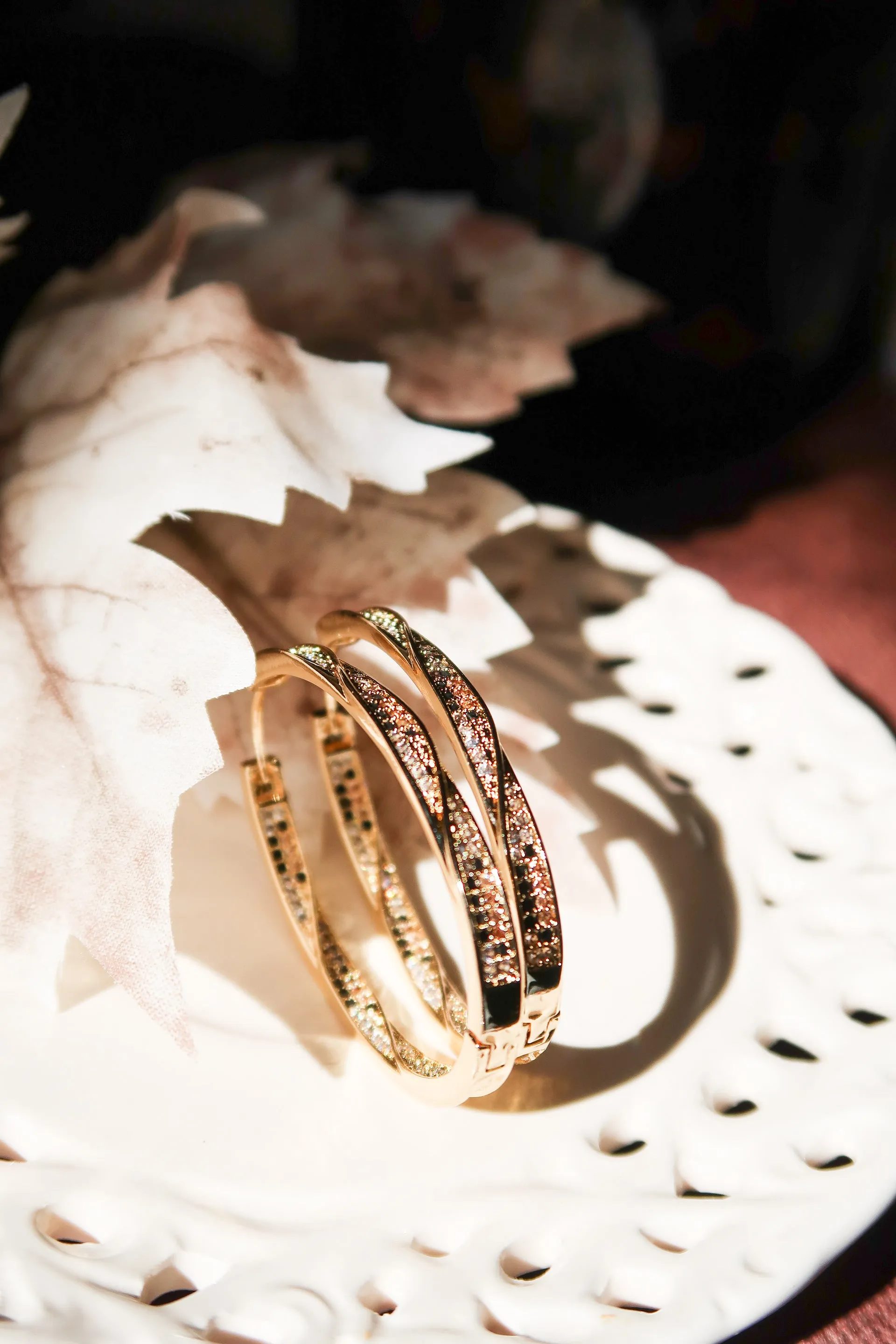 Femme Fatale Siren Leopard 316L Stainless Steel Earrings sold by KC Chic Designs product image thumbnail 3